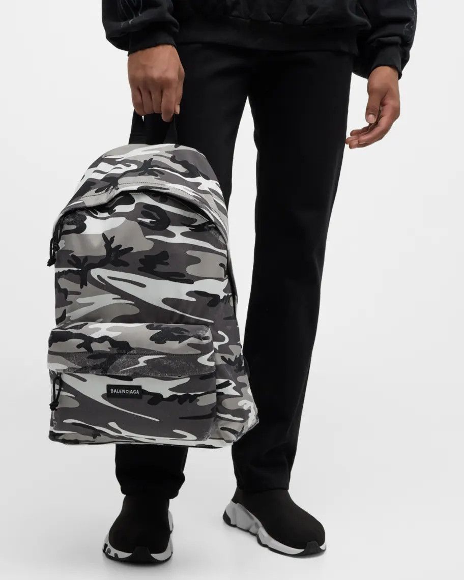 Balenciaga o1bcso1str1024 Size: OS / Explorer Backpack Print Multicolor Size ONE SIZE - 2 Thumbnail