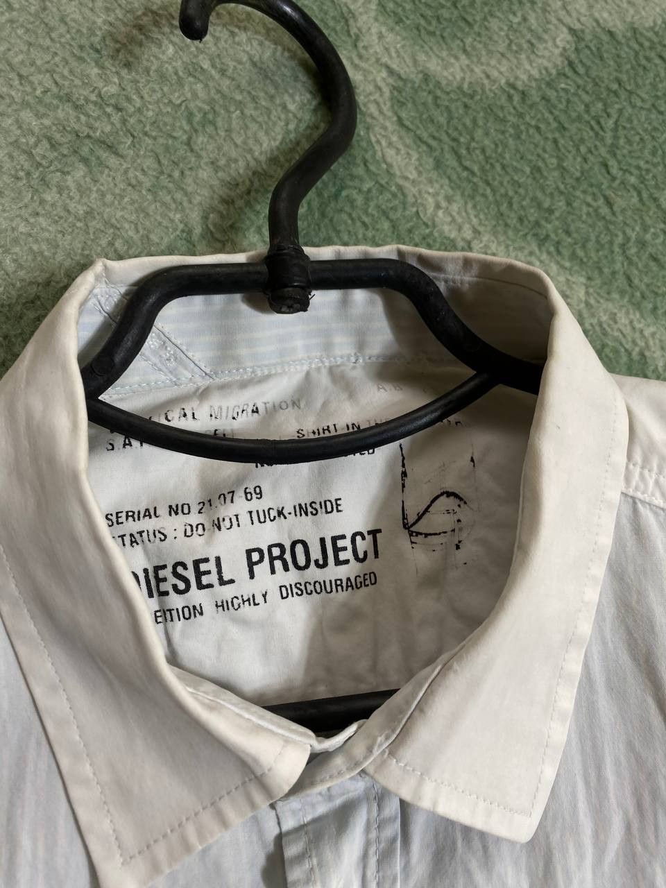 Diesel × Vintage Vintage Diesel Avant Garde y2k 90s Button Up Shirt Size US L / EU 52-54 / 3 - 17 Thumbnail