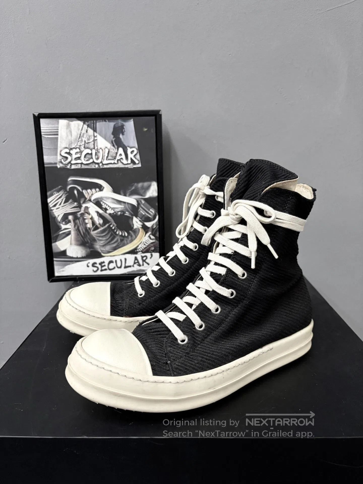 Rick Owens Drkshdw Rick Owens Drkshdw High. Size US 6.5 / EU 39-40 - 1 Thumbnail