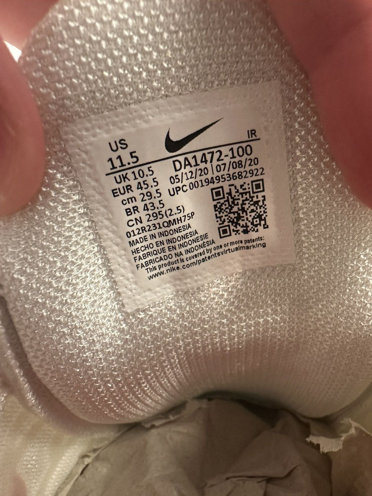Nike × Supreme Nike Air Max Plus Supreme White Size US 11.5 / EU 44-45 - 13 Thumbnail