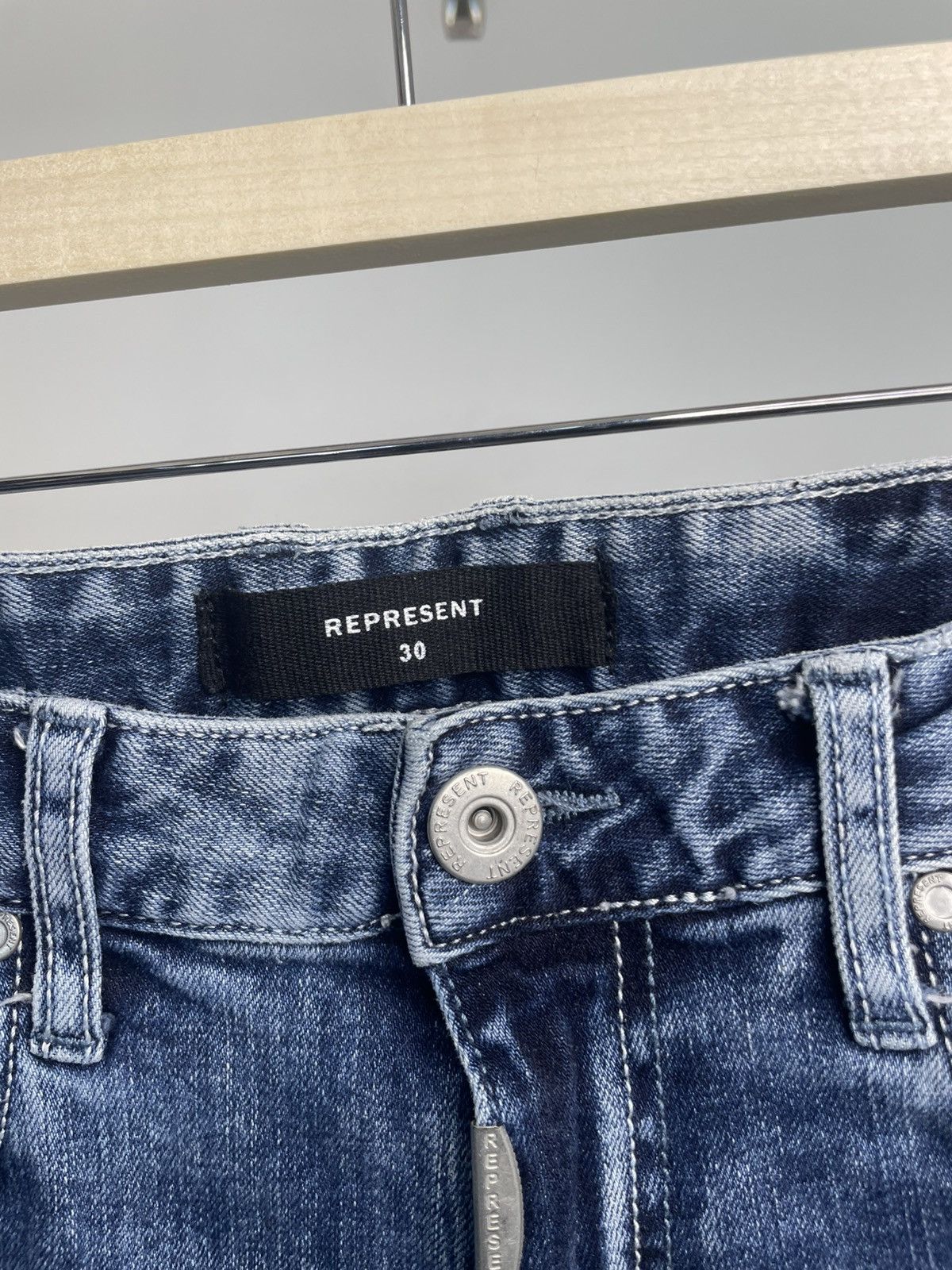 Represent Clo. Represent Essential Denim Random Blue Size 30x30 Size US 30 / EU 46 - 3 Thumbnail