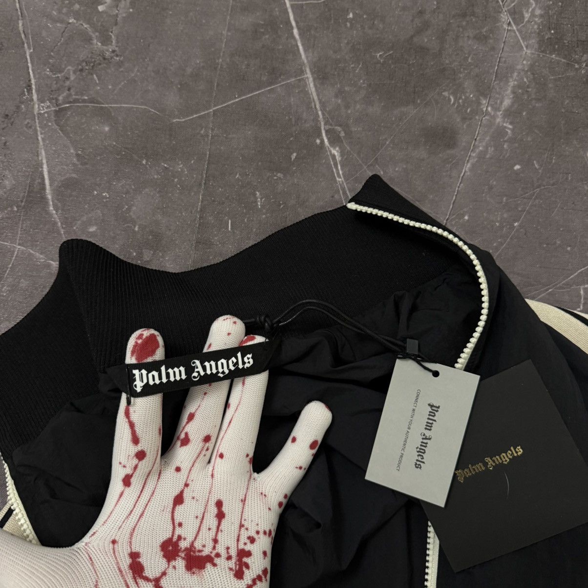 Palm Angels Palm Angels Black Nylon Jacket Size US XS / EU 42 / 0 - 4 Thumbnail