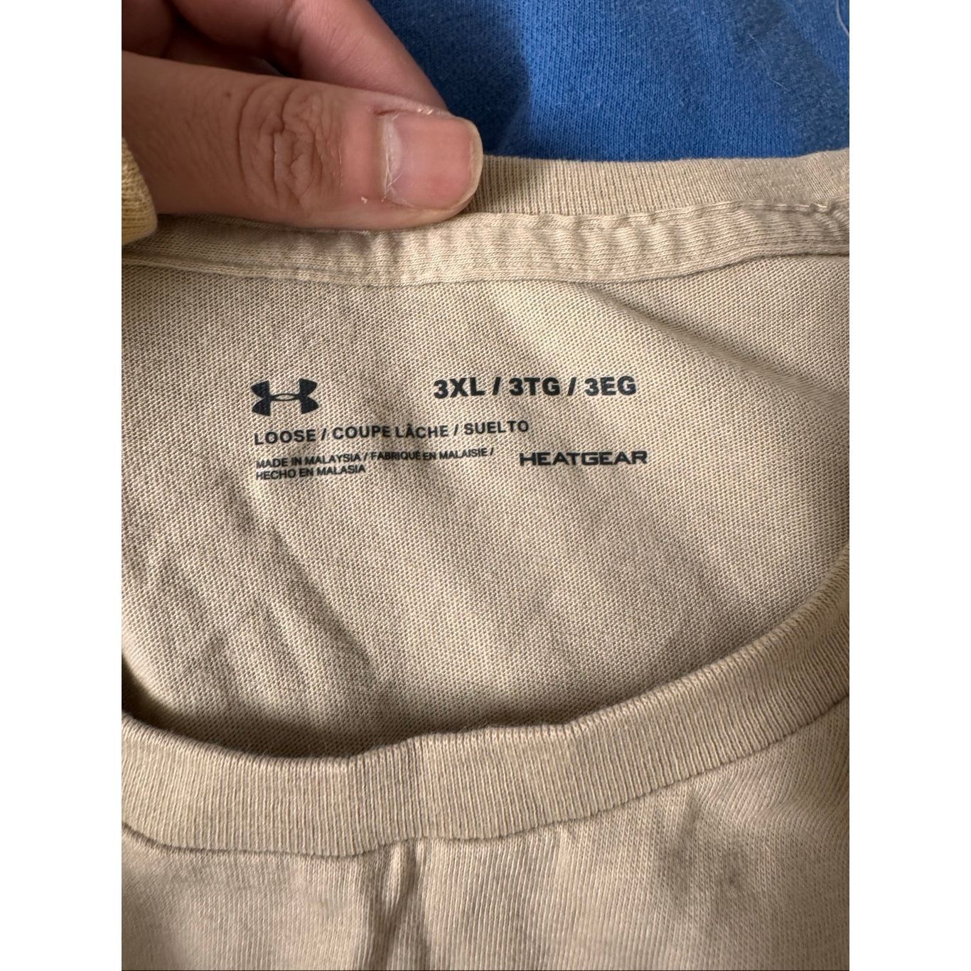 Under Armour Under Armour HeatGear Freedom T-Shirt Men’s 3XL Tan Loose Fi Size US XXL / EU 58 / 5 - 7 Thumbnail