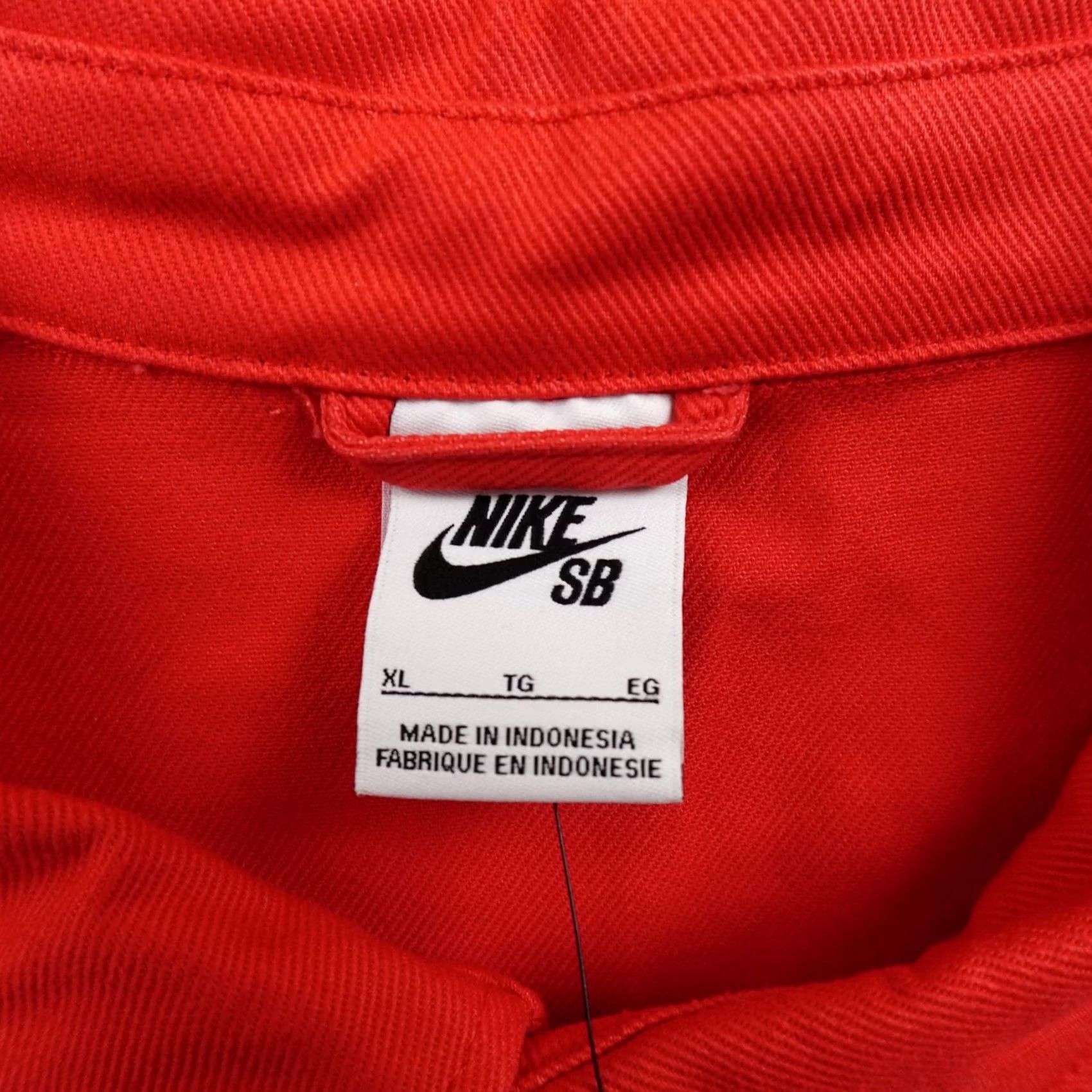 Nike Nike Jacket Mens XL Red Loose Twill Full Zip SB Skateboarding Coat Size US XL / EU 56 / 4 - 6 Thumbnail