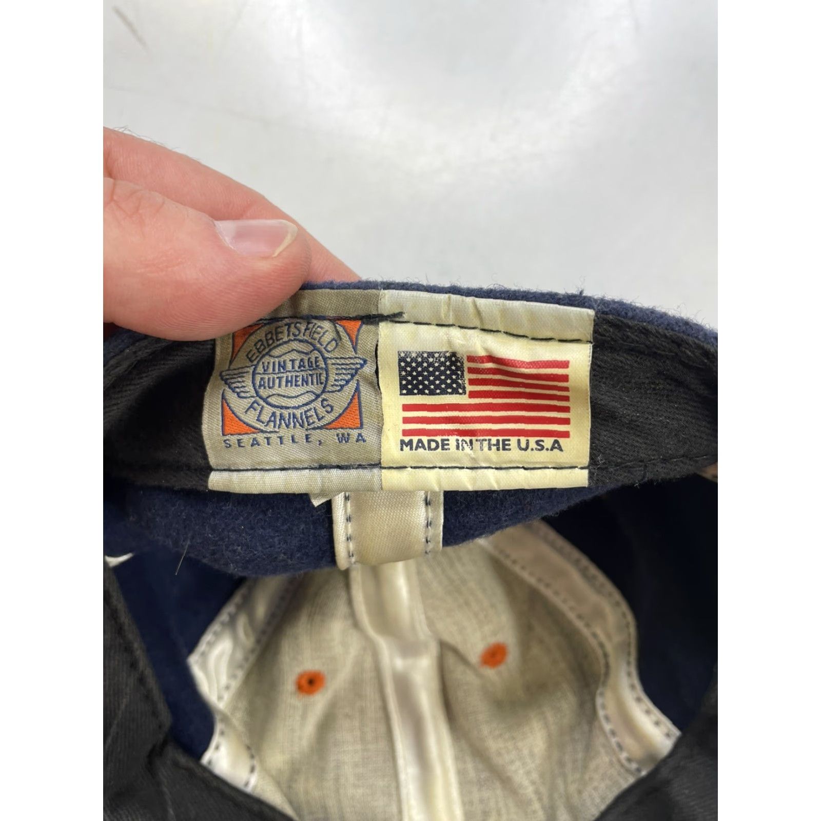 Ebbets Field Flannels VINTAGE Ebbets Field Flannels San Francisco Seals Wool Flannel Baseball Cap Hat Sz 7 3/8 Blue Men Mens Size 7 3/8 Cap Size ONE SIZE - 6 Thumbnail