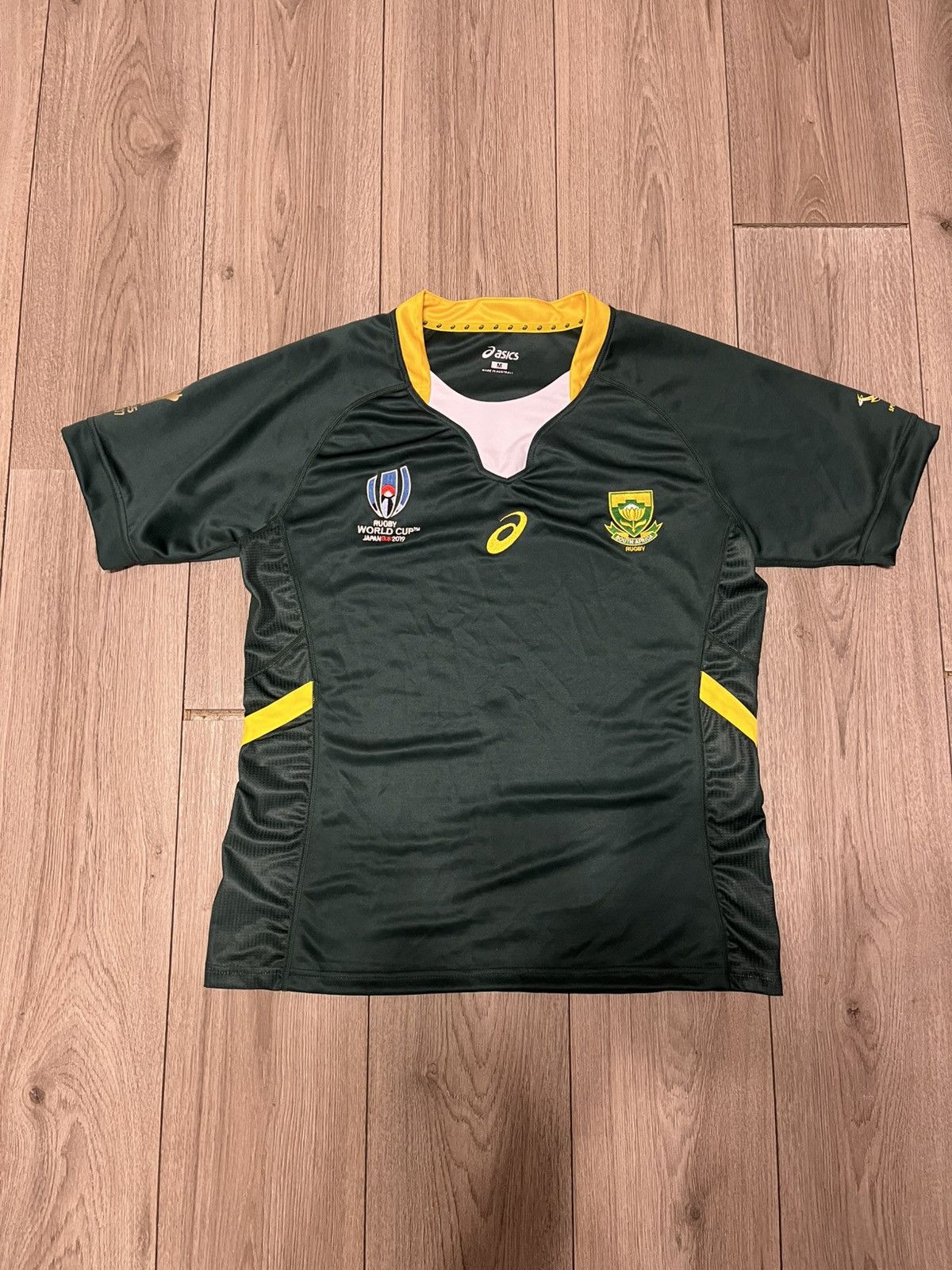 Asics Asics South Africa Rugby World Cup Shirt 2019 Jersey Size US M / EU 48-50 / 2 - 1 Thumbnail
