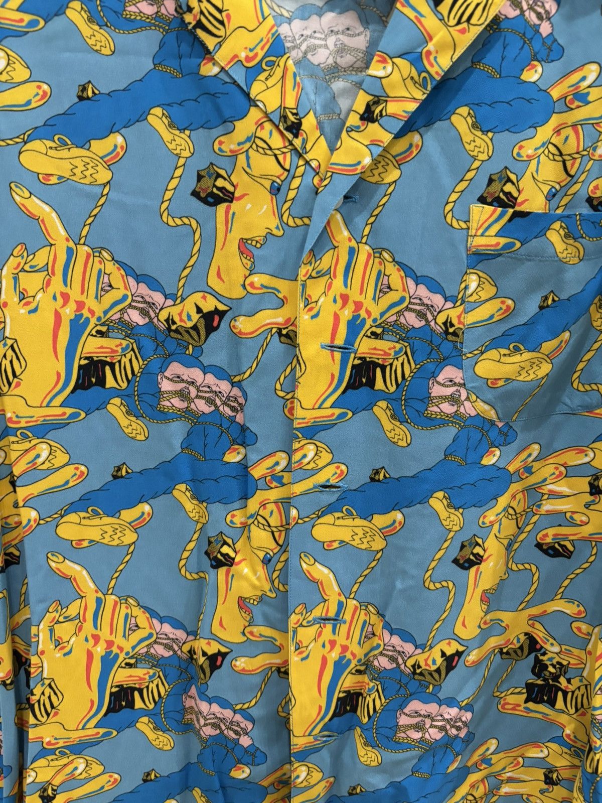 Brain Dead Brain Dead Jonny Negron Bondage Printed Hawaiian Shirt Size US L / EU 52-54 / 3 - 3 Thumbnail