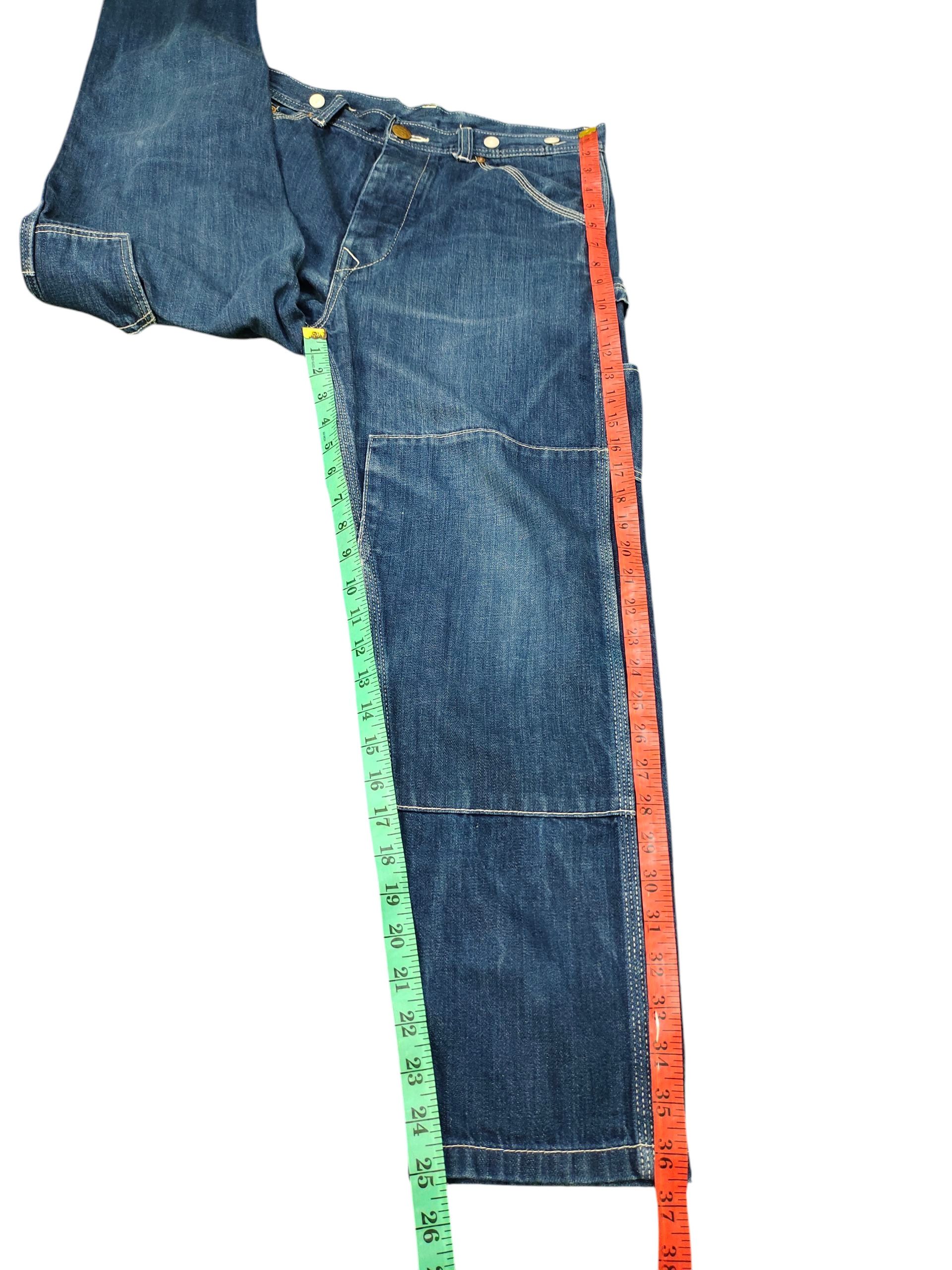 Hysteric Glamour × Undercover Rna Japan Double Knee Carpenter Denim Pants Orslow Style Size US 30 / EU 46 - 15 Thumbnail