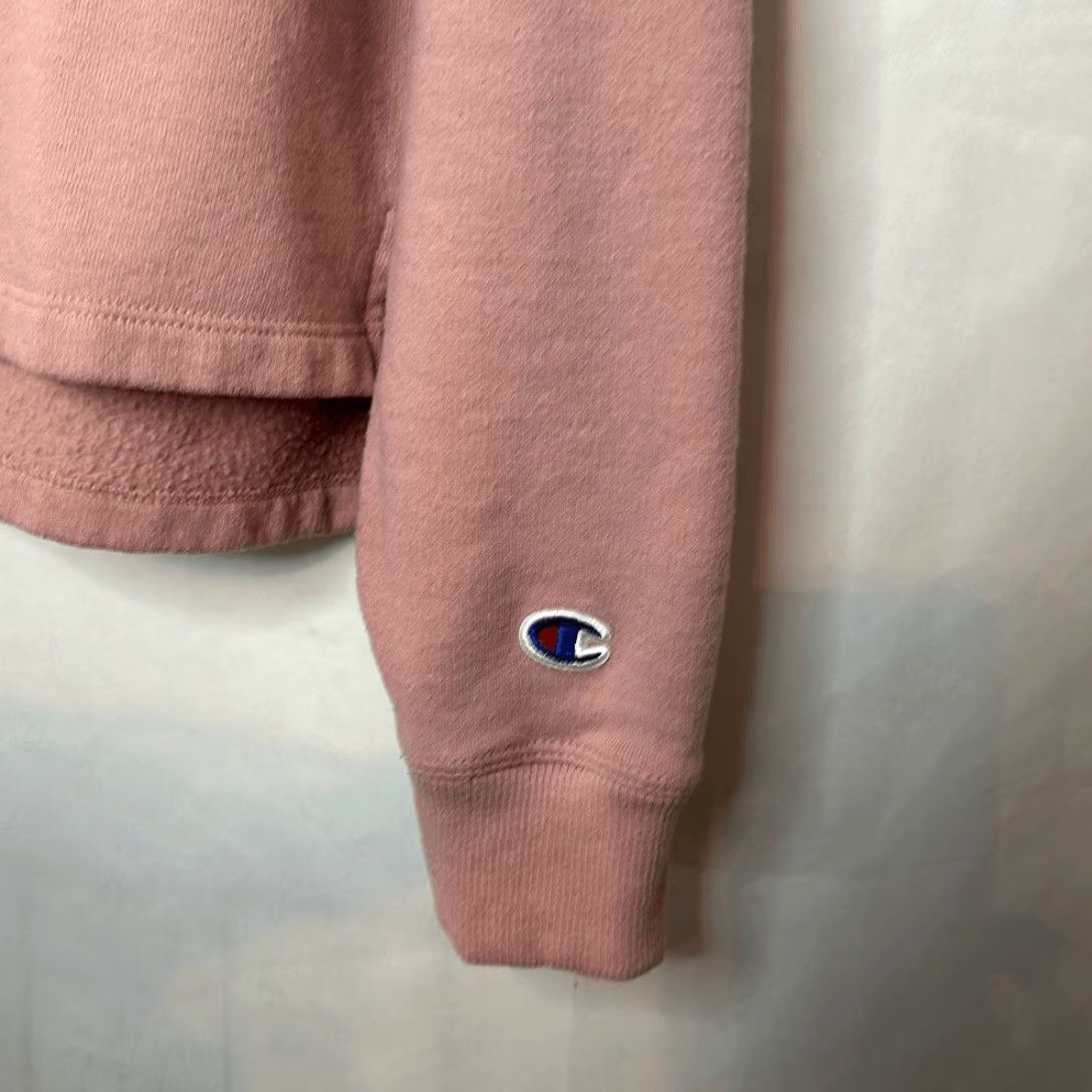 Champion Champion Sweatshirt Pink Mock Neck Womens M Medium Pullover Athletic Activewear Regular Size Size M / US 6-8 / IT 42-44 - 2 Thumbnail