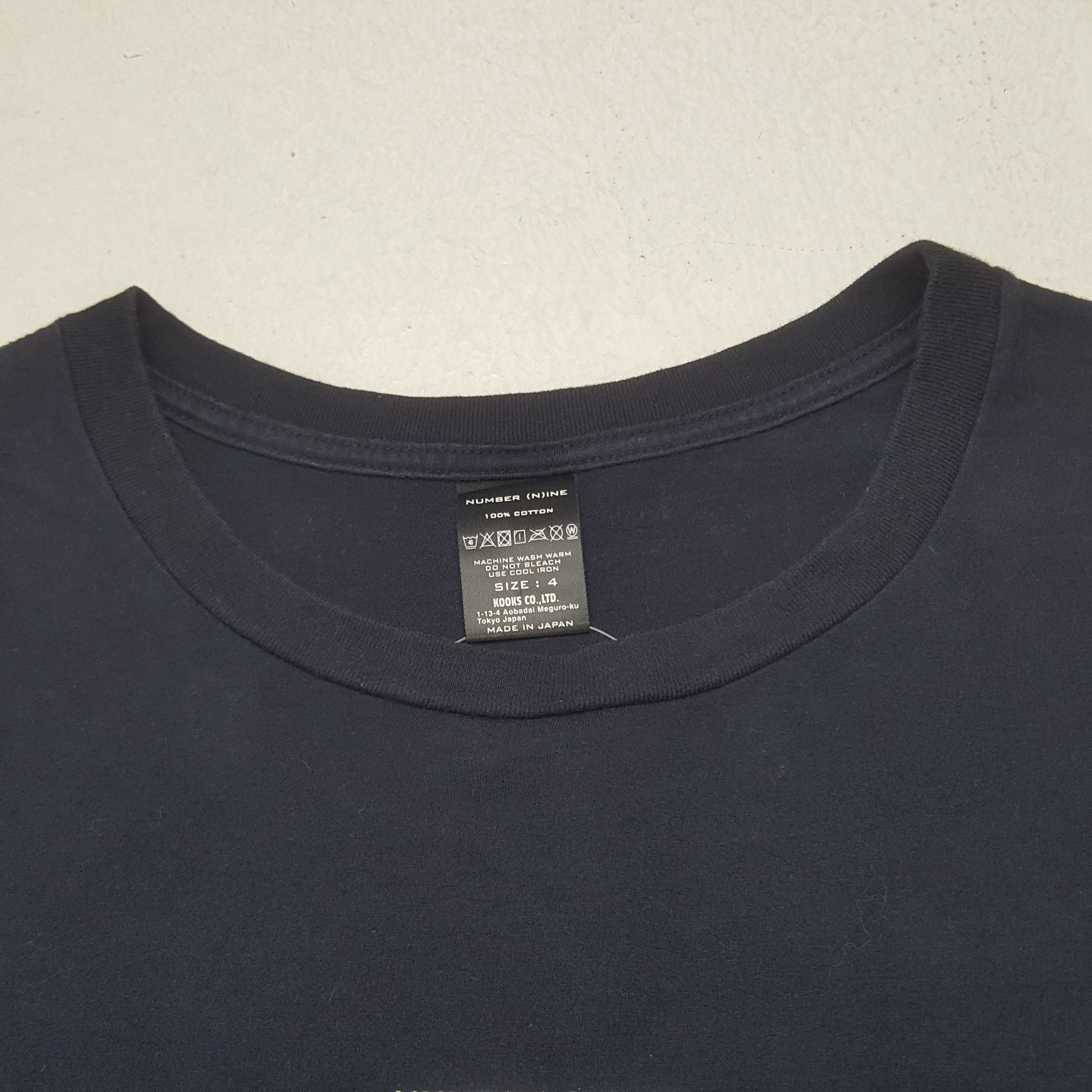 Number (N)ine Vintage Number (N)ine Japanese Brand Tshirt C285N55 Size US M / EU 48-50 / 2 - 4 Thumbnail