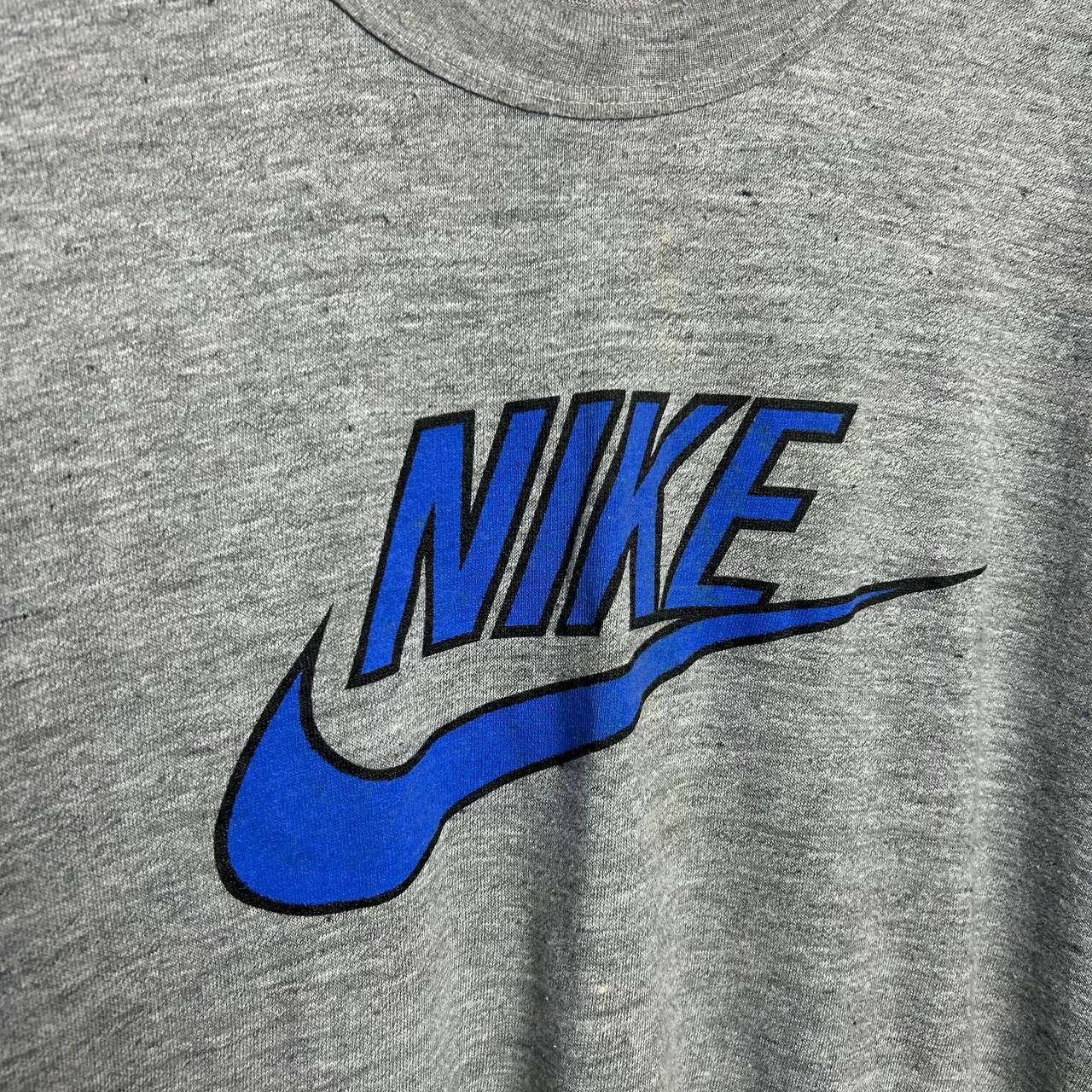 Nike Vintage Nike Big logo 90s Made In U.K. basic tee Size US XL / EU 56 / 4 - 3 Thumbnail