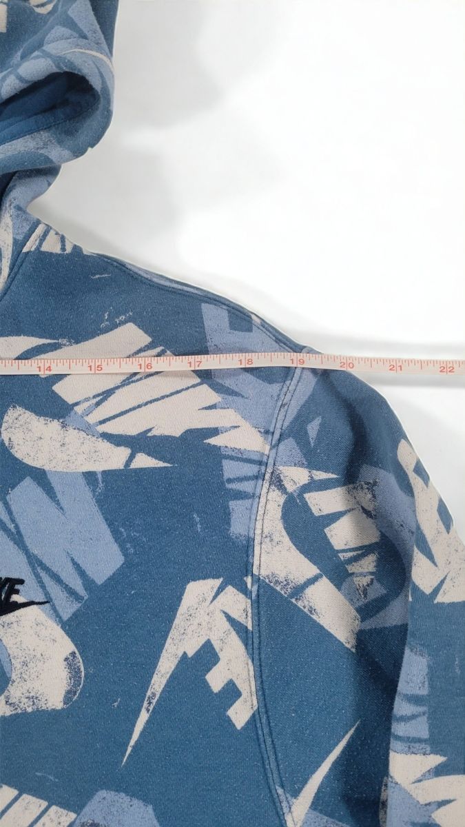 Nike Nike Sportswear Allover Logo Print Hoodie Pullover Mens M Size US M / EU 48-50 / 2 - 4 Thumbnail