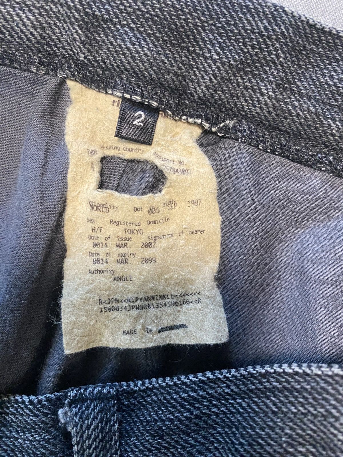 RIPVANWINKLE RIPVANWINKLE SS02 Cropped Corduroy Denim Size 27" / US 4 / IT 40 - 6 Thumbnail