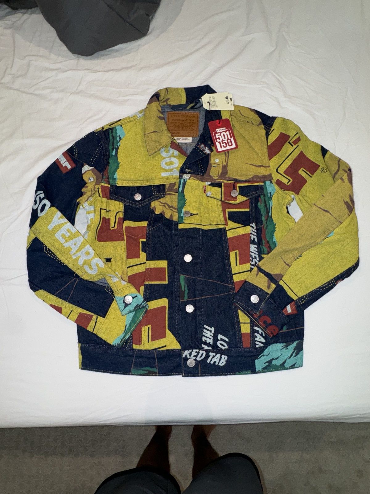 Levi's Levi’s 501 150th Anniversary Banner Print Men (S) New Size US S / EU 44-46 / 1 - 1 Thumbnail