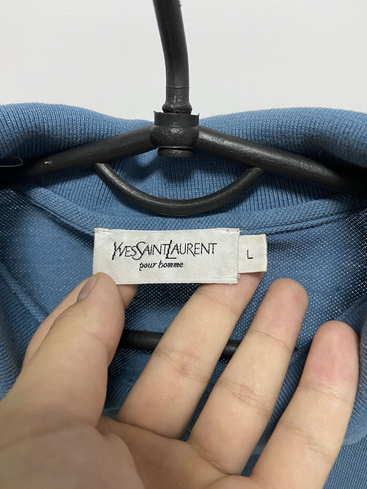 Other Yves Saint Laurent Vintage T-Shirt Polo Small Logo YSL Size US L / EU 52-54 / 3 - 5 Thumbnail