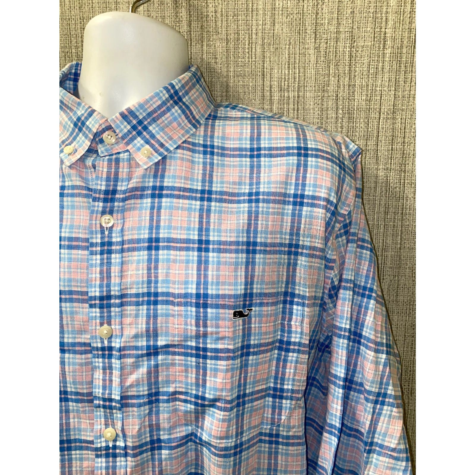 Vineyard Vines VINEYARD VINES Men's Plaid Long Sleeve Button-Up Shirt XL Multicolor Casual Size US XL / EU 56 / 4 - 2 Thumbnail