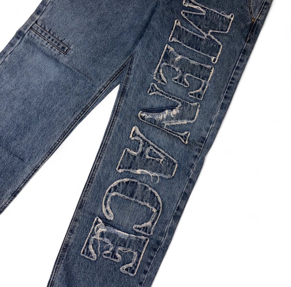 Menace menace stencil jeans Size US 34 / EU 50 - 2 Thumbnail