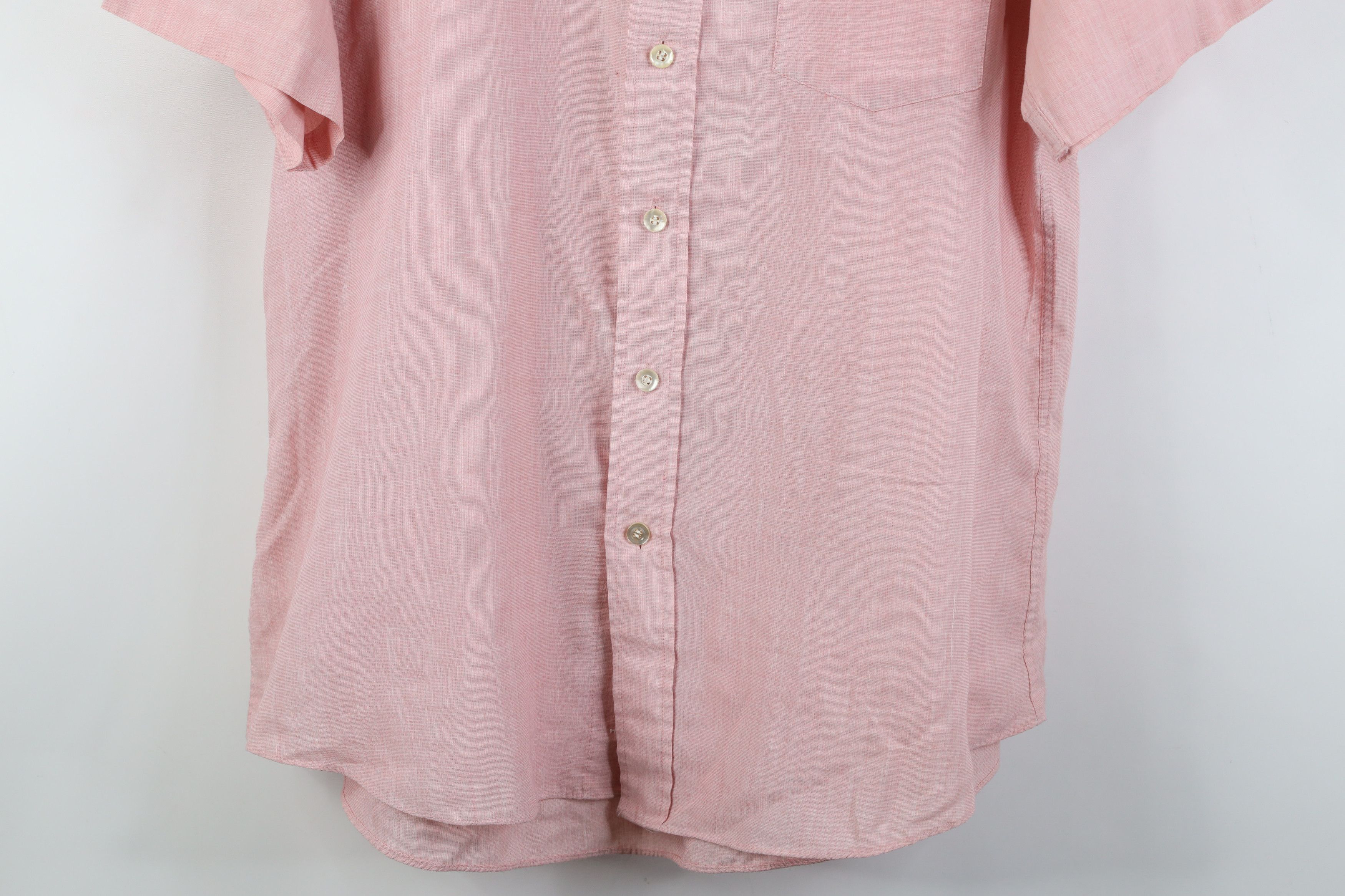Vintage Vintage 70s Streetwear Chambray Short Sleeve Button Shirt Size US M / EU 48-50 / 2 - 3 Thumbnail