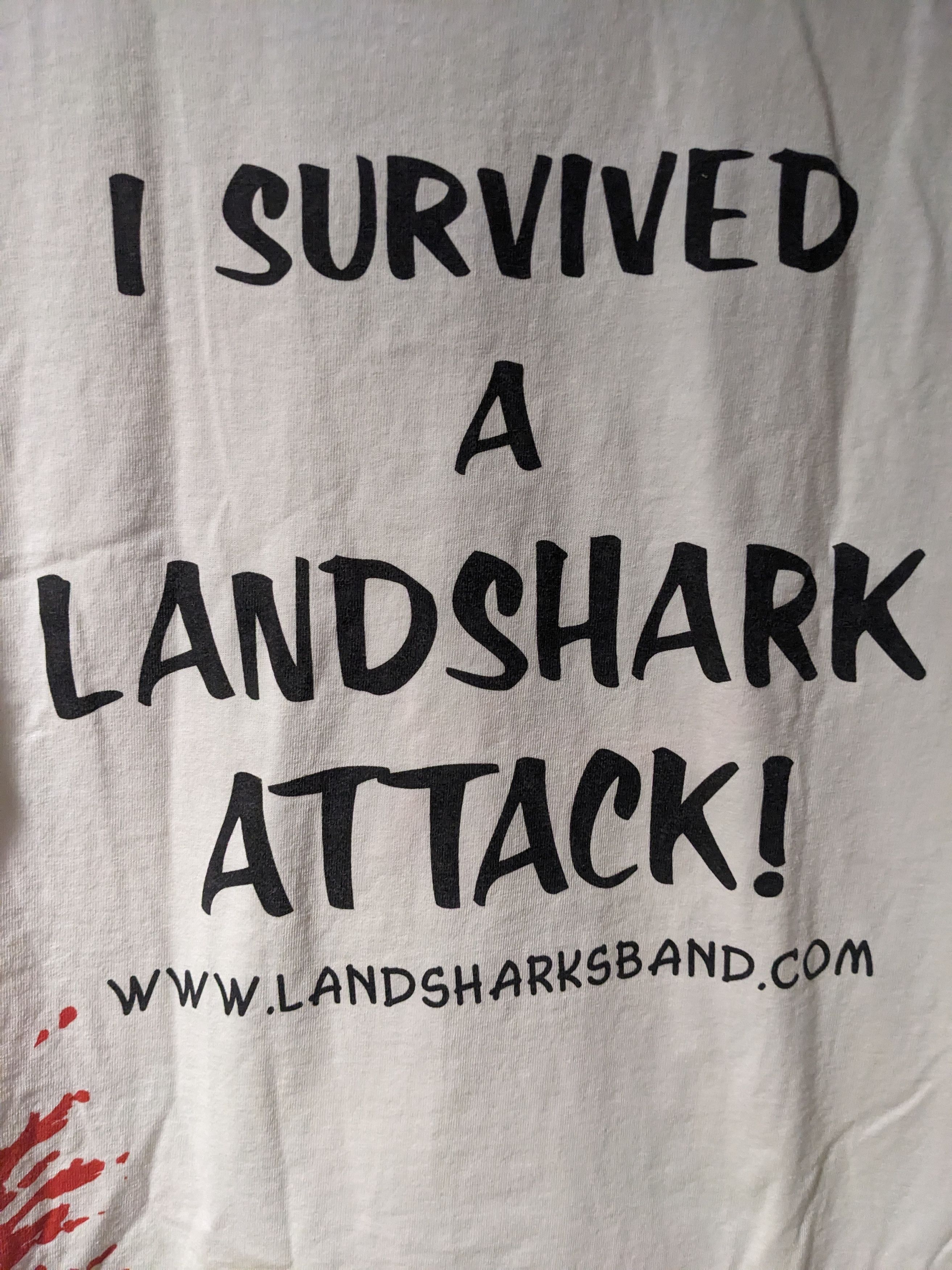 Band Tees × Vintage Vintage Y2K The LandSharks A Florida Band Music T-Shirt Size US L / EU 52-54 / 3 - 8 Thumbnail