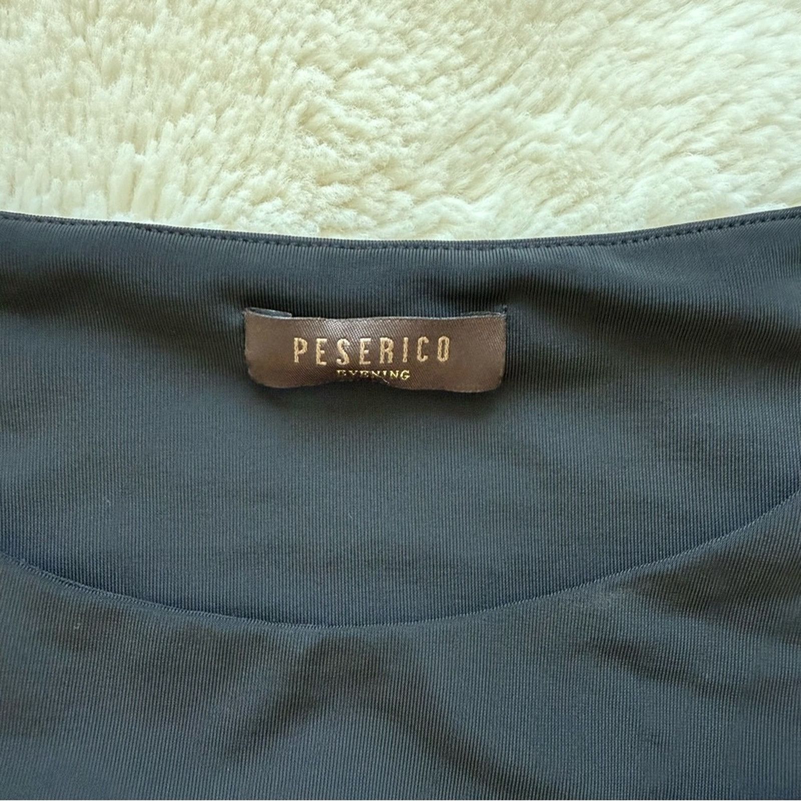 Other NWT! PESERICO Evening Black Dress, Size M, MSRP. 448$ Size M / US 6-8 / IT 42-44 - 6 Thumbnail