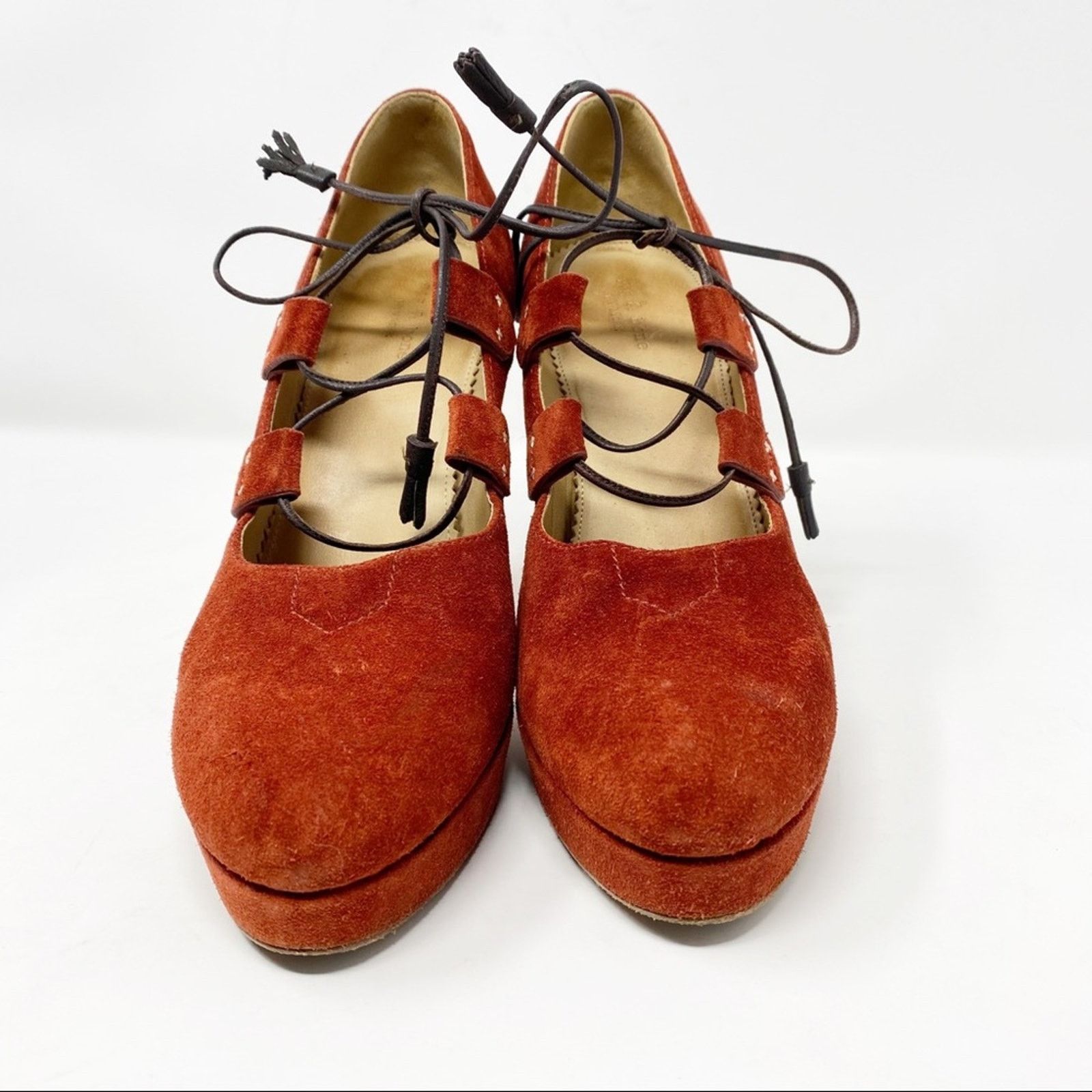 Rag & Bone RAG & BONE Bailey Suede Platform Heels in Size 40 Size US 10 / IT 40 - 3 Thumbnail