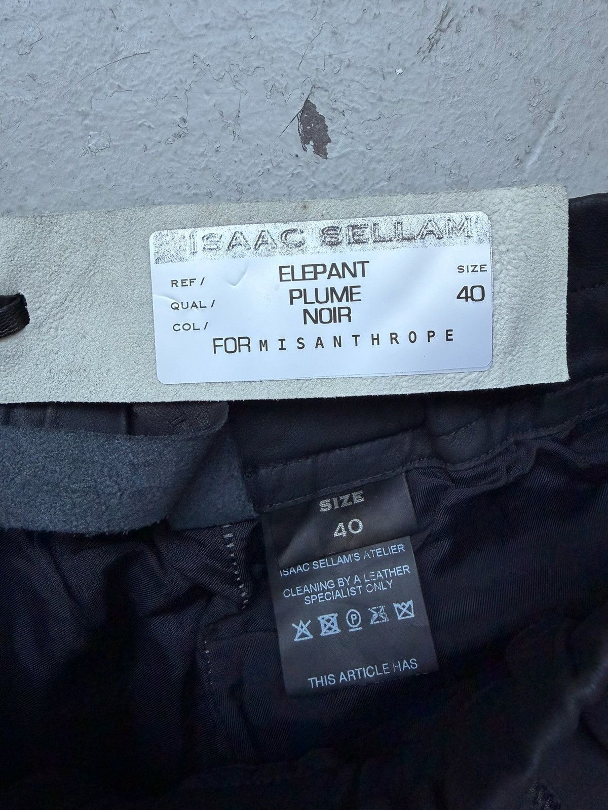 Isaac Sellam Experience Isaac Sellam Black Leather Custom Bottoms Size US 30 / EU 46 - 4 Thumbnail
