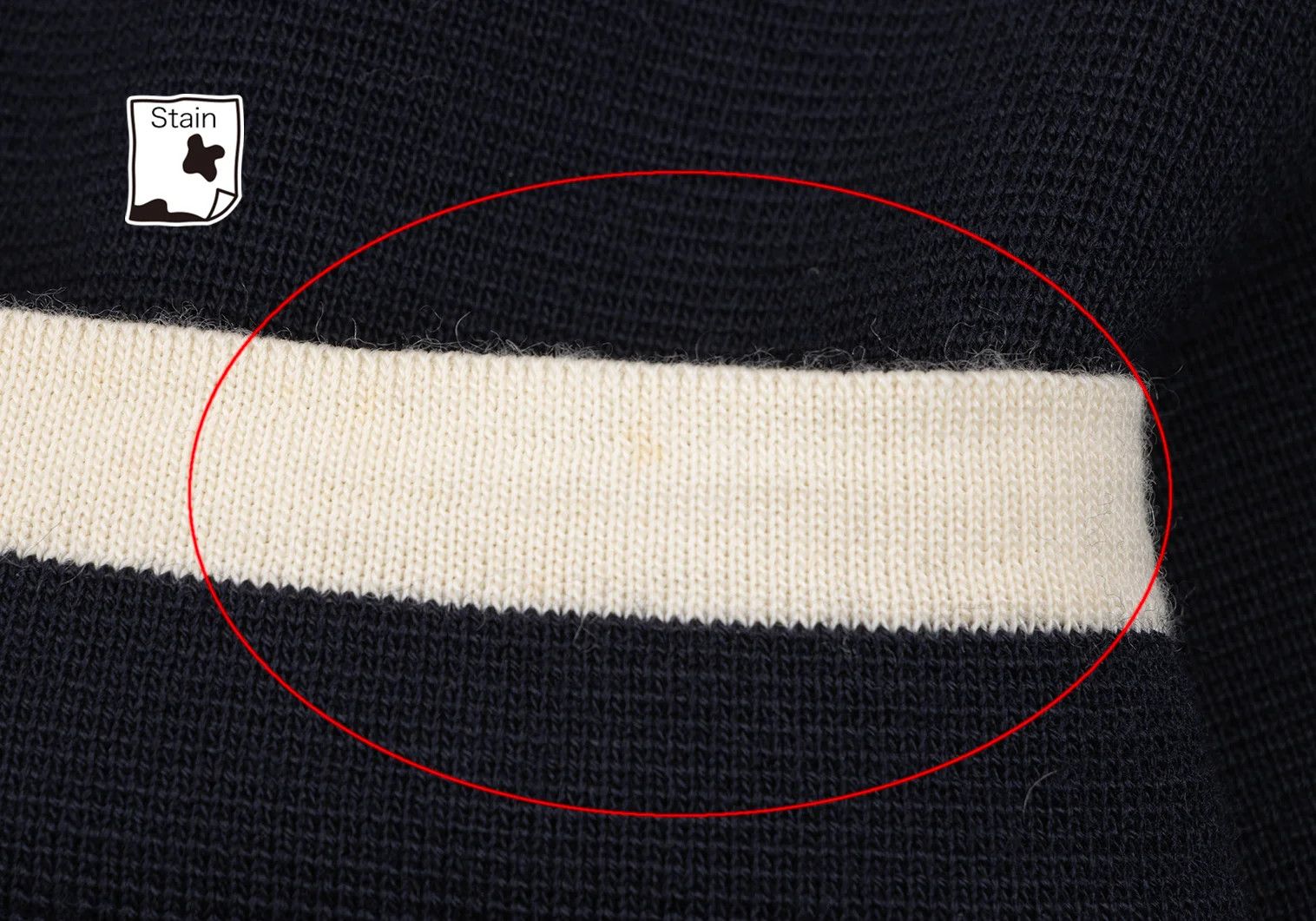 Yohji Yamamoto Yohji Yamamoto Bi-Color Line High Neck Knit Size US M / EU 48-50 / 2 - 7 Thumbnail