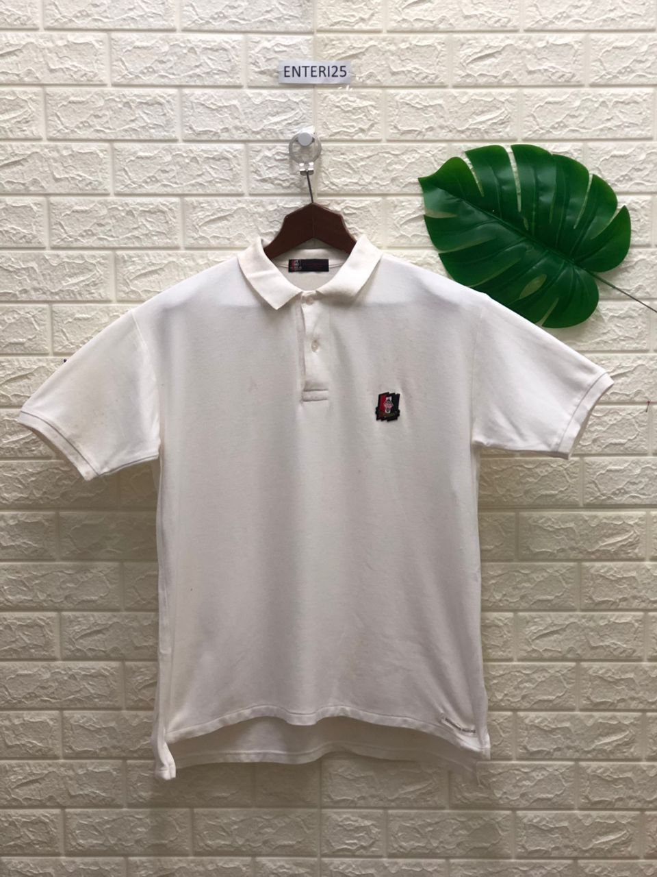 Vintage soccer Urawa Red Diamonds vintage polo MITSUBISHI motor Size US L / EU 52-54 / 3 - 1 Thumbnail
