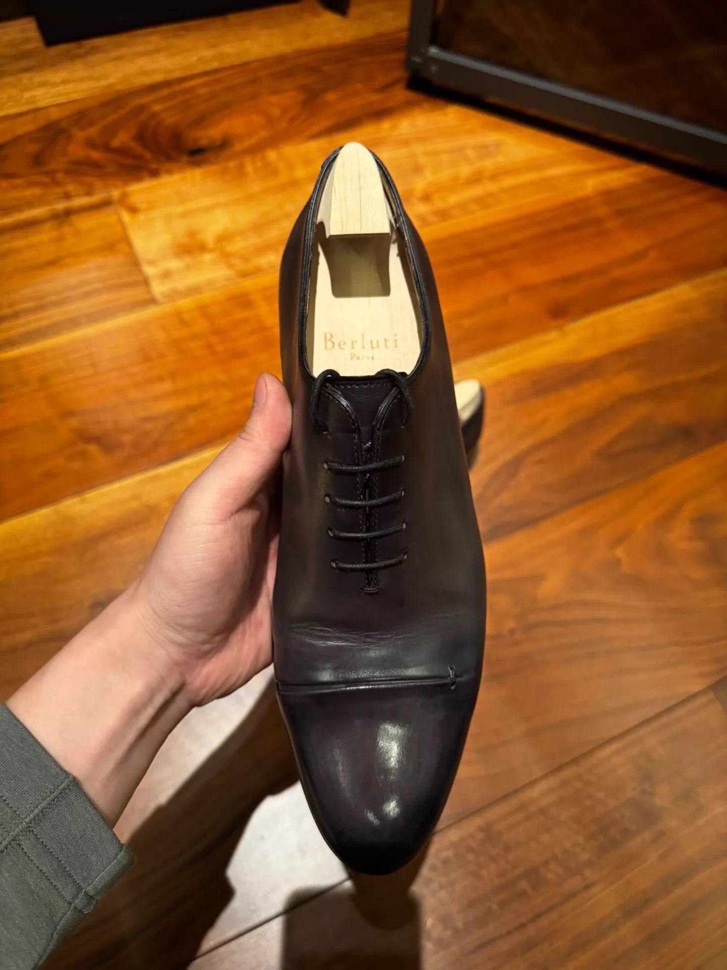 Berluti Classic Three-Joint Cap Toe Oxfords US 5.5