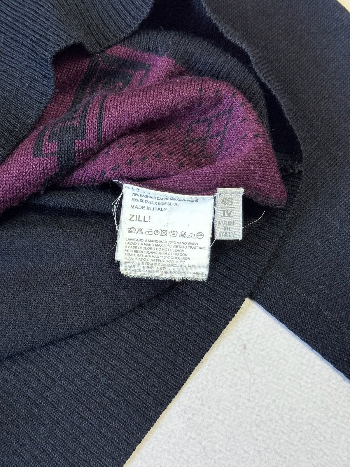 Zilli Zilli Sweater Cashemere Silk Zip 1/3 Monogram Mens 48 Size Size US M / EU 48-50 / 2 - 9 Thumbnail