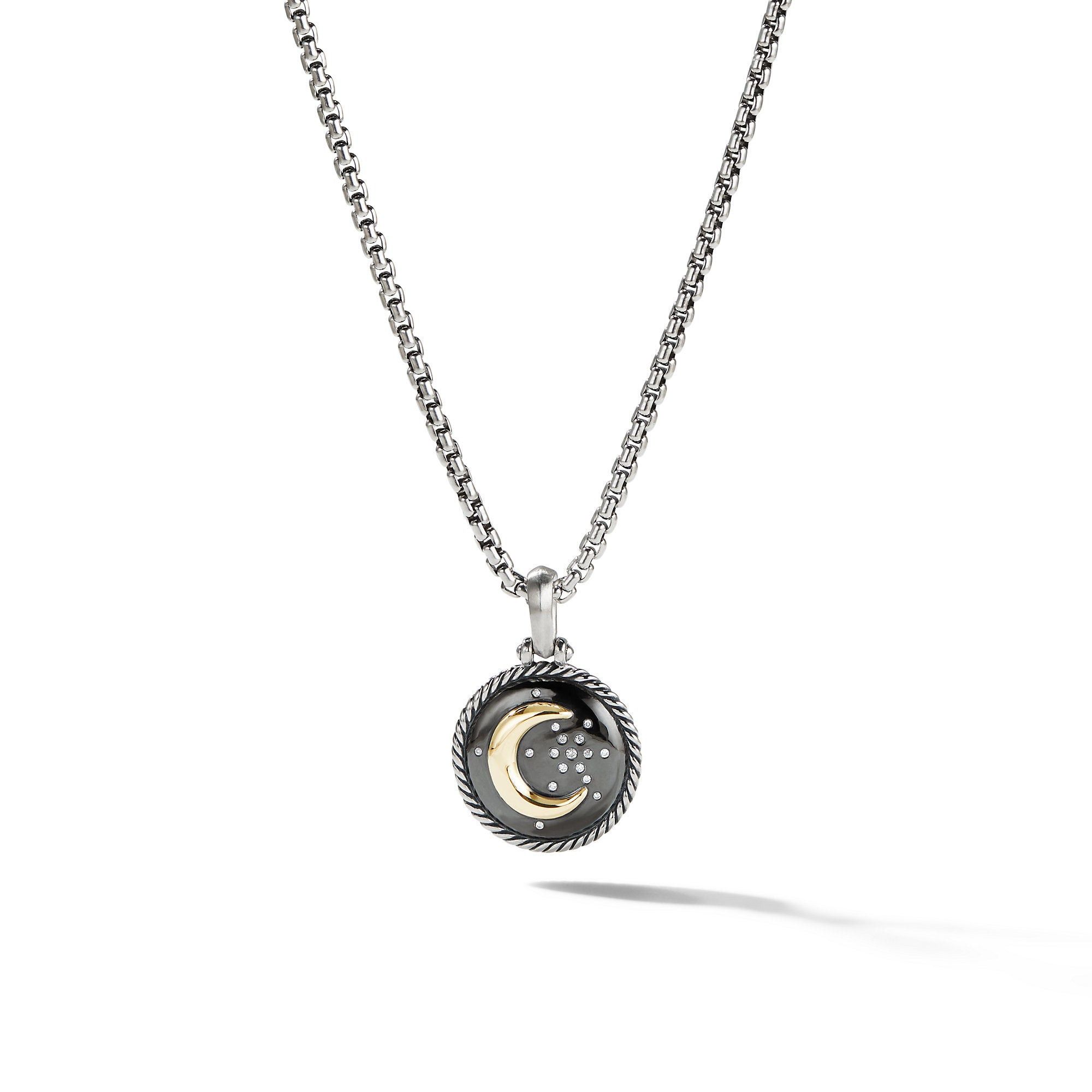 David Yurman o1w1db10525 D13331D Amulet in Silver with 18K Gold & Diamond Size ONE SIZE - 1 Thumbnail