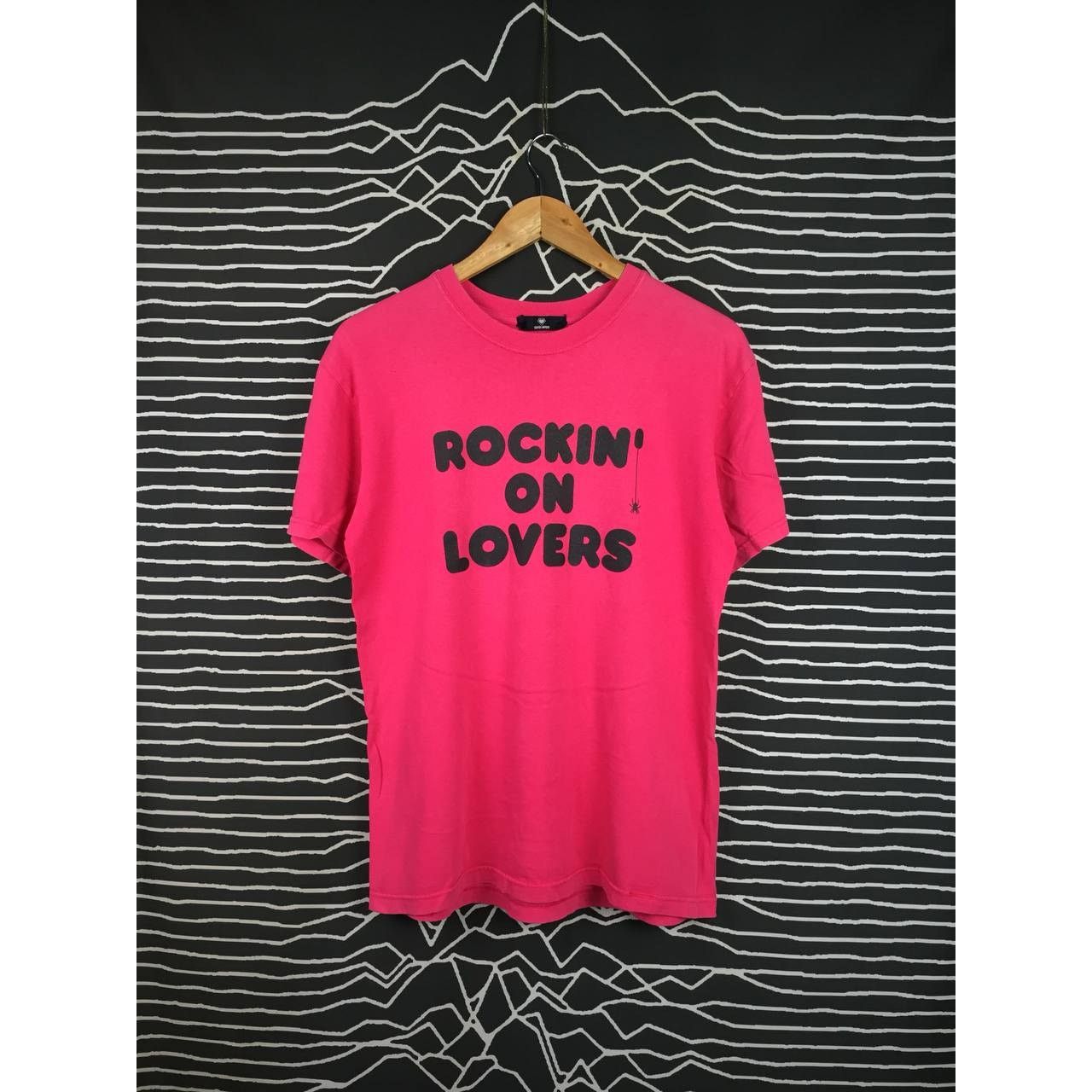 Japanese Brand Vtg 90s Super Lovers Rockin' On Lovers Skull Spider Web Tee Size US M / EU 48-50 / 2 - 5 Thumbnail