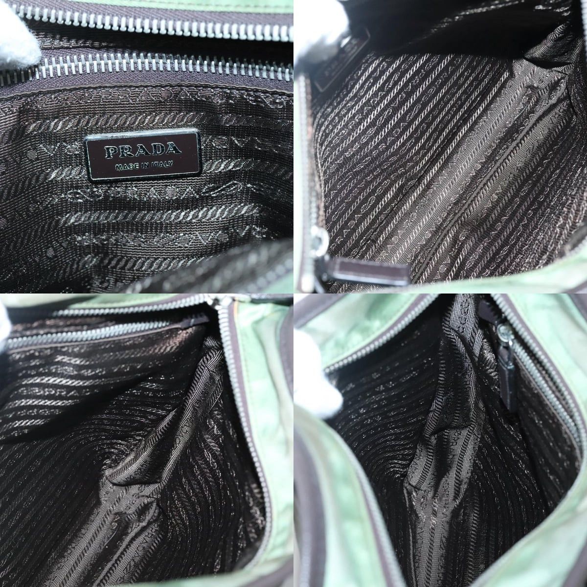 Prada PRADA Shoulder Bag Nylon Khaki Silver Size ONE SIZE - 12 Thumbnail