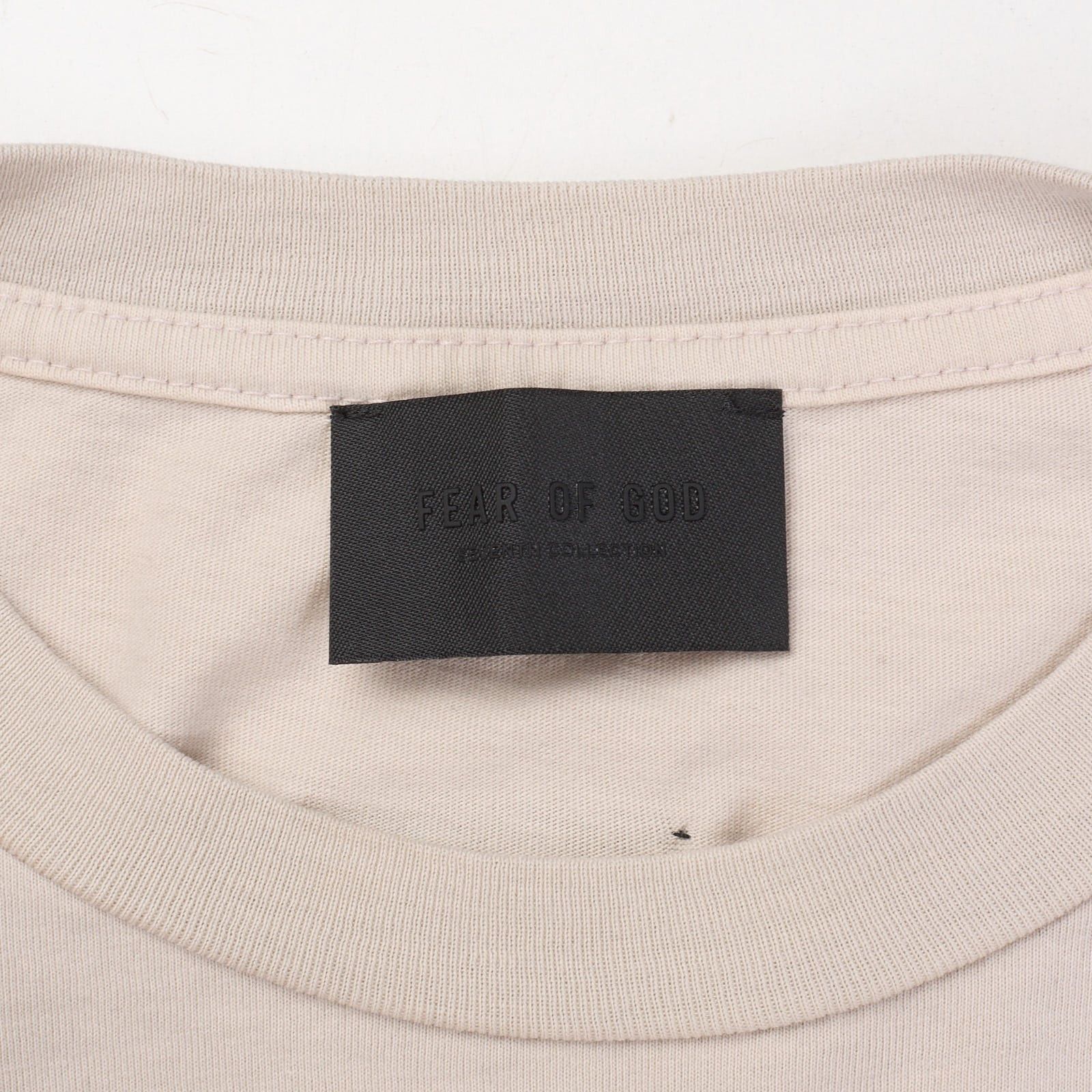Fear of God FEAR OF GOD Taupe "7" Logo Cotton Short Sleeve T-Shirt NEW L Size US L / EU 52-54 / 3 - 4 Thumbnail