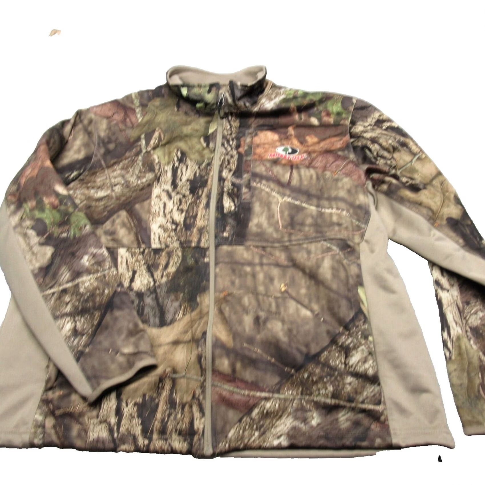 Vintage Mossy Oak Jacket Mens XL Brown Camouflage Full Zip Pockets Stand-Up Collar Mid-Length Outdoor Hunting Hiking Winter Fall Spring Military Jacket Mens Size US XL / EU 56 / 4 - 2 Thumbnail