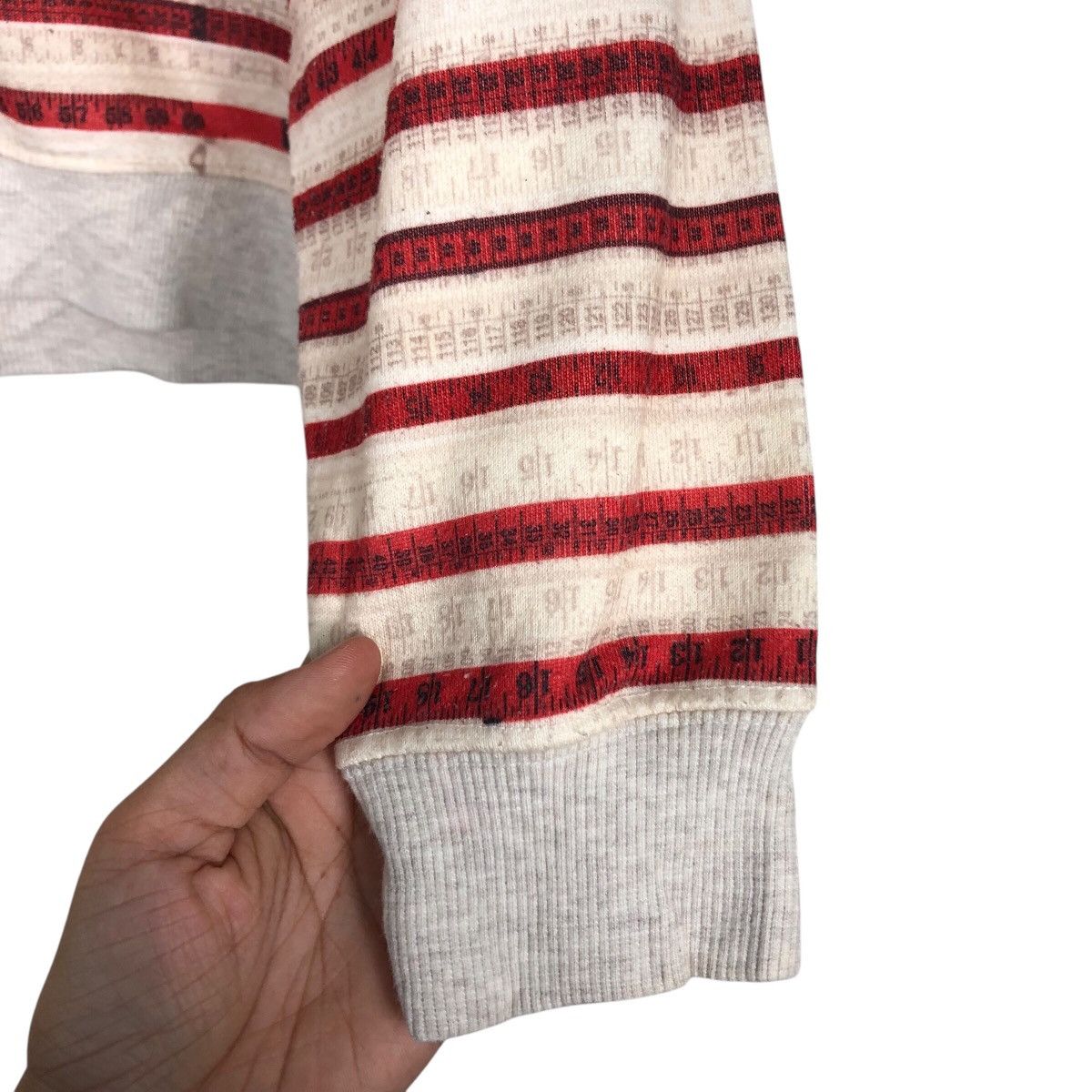 Jean Paul Gaultier 📌Vintage Sweatshirt Striped Design Jean Paul Gaultier Size S / US 4 / IT 40 - 12 Thumbnail