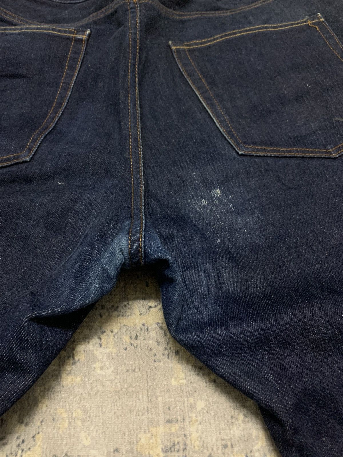 Japanese Brand GU Distressed Baggy Jeans W35x32 Size US 35 - 10 Thumbnail
