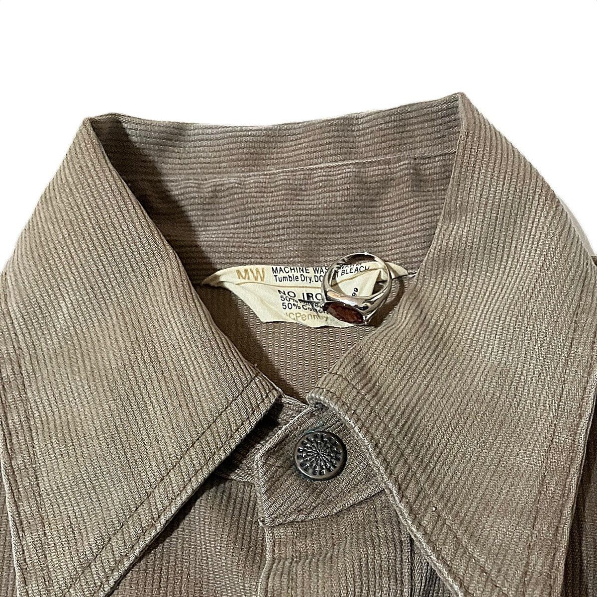 Vintage Vintage 70’s JCPenney Cord Shirt Size US L / EU 52-54 / 3 - 3 Thumbnail