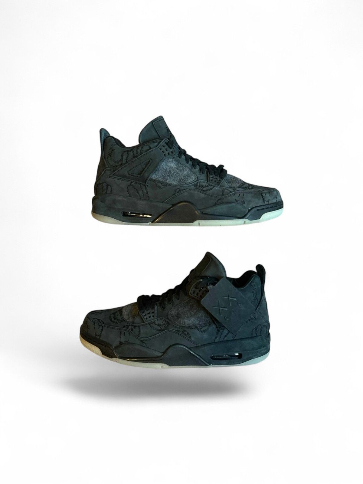 Jordan Brand × Kaws Air Jordan 4 Retro x KAWS Black (2017) Size US 13 / EU 46 - 2 Thumbnail