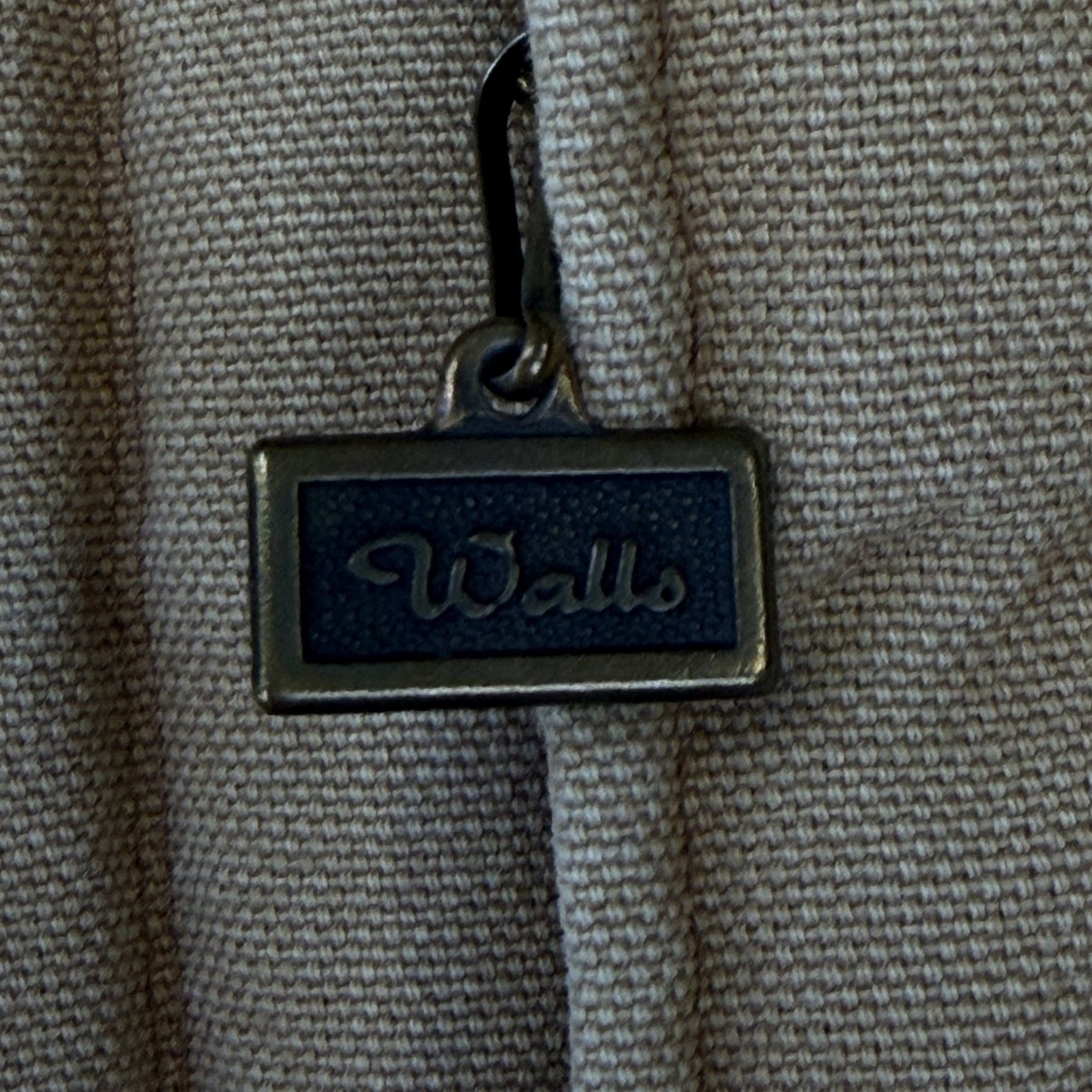 Walls VINTAGE Walls Blizzard-Pruf Jacket Mens XL Beige Canvas Quilted Lined USA Full Zip Insulated Pockets Collared Cotton Solid 70s 80s Mens Size US XL / EU 56 / 4 - 7 Thumbnail