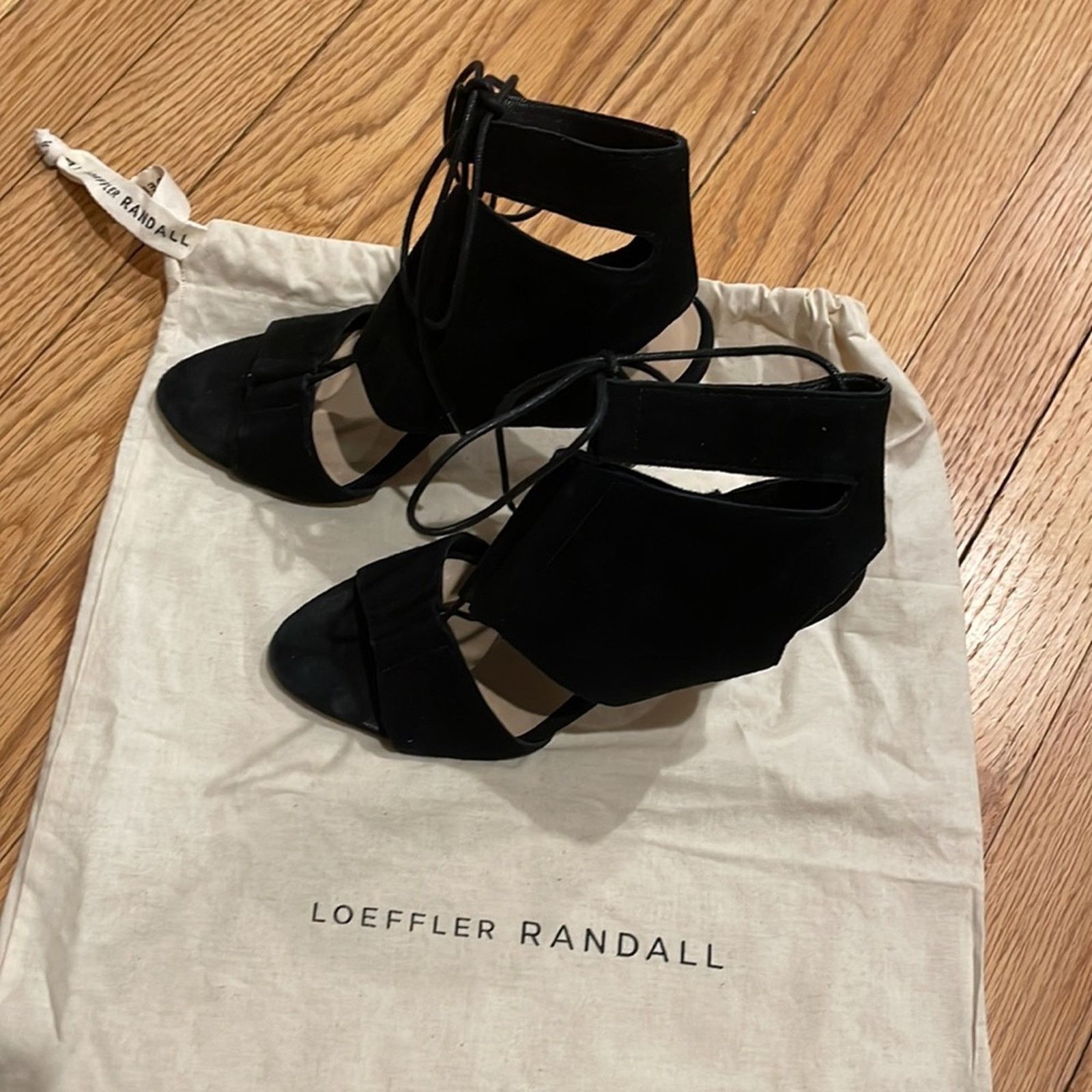 Loeffler Randall Loeffler Randall Scarlet black suede heels size 5B Size US 5 / IT 35 - 7 Thumbnail