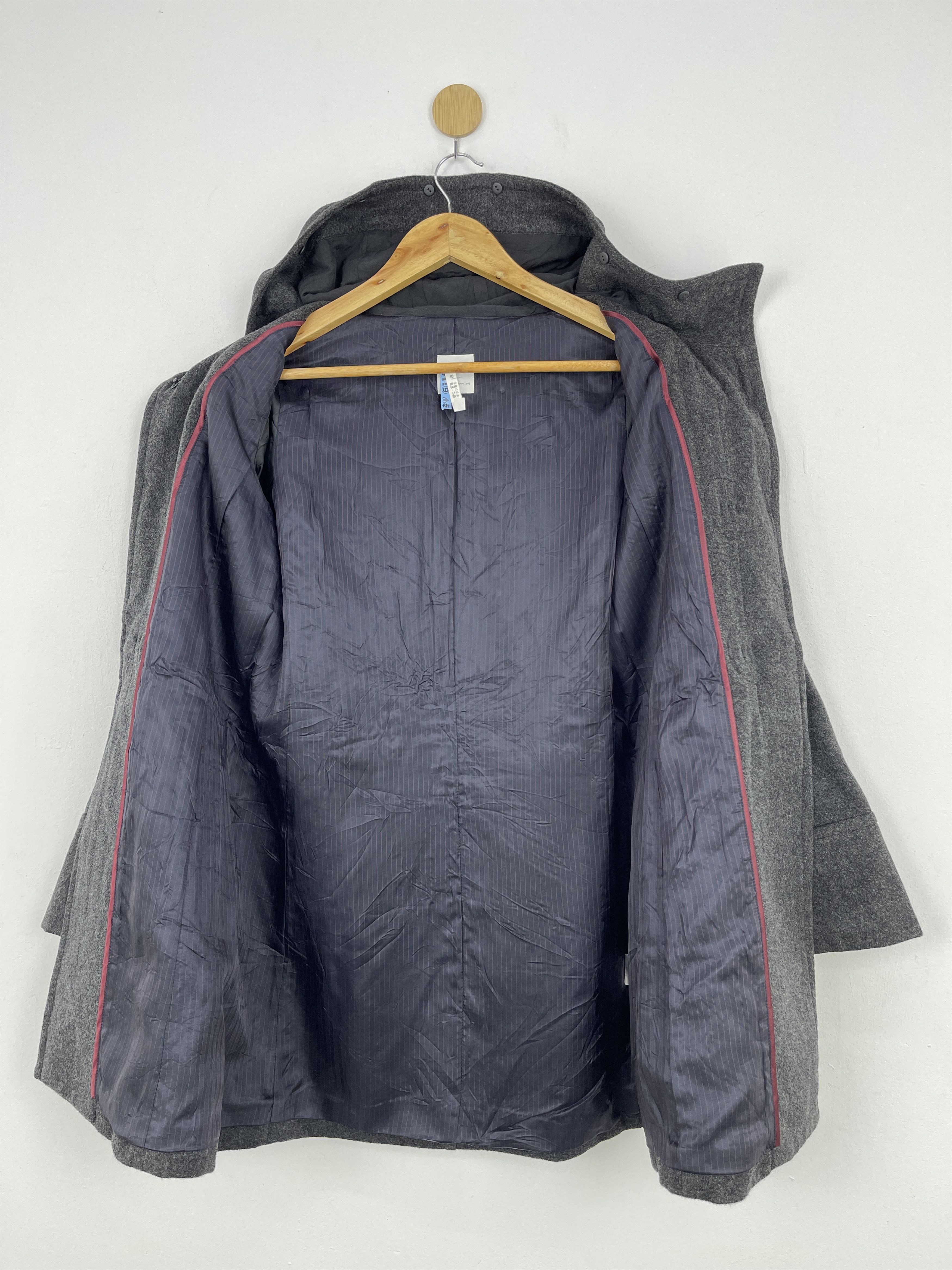 BRAHMIN Brahmin Grey Relaxing Duffle Coat JA0091 Size US XS / EU 42 / 0 - 5 Thumbnail