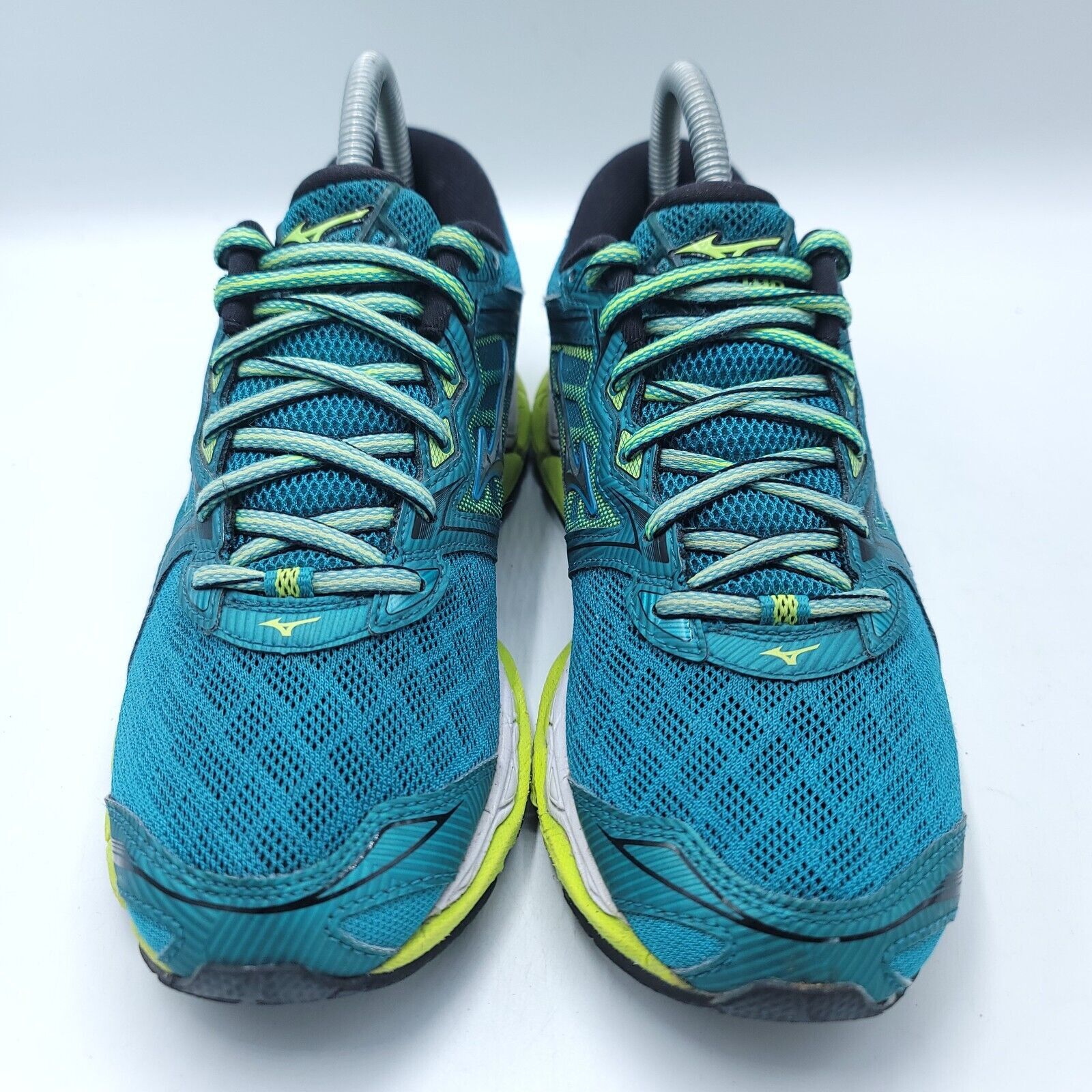 Mizuno Mizuno Wave Sky Shoe Womens Size 8 J1GD170204 Blue Yellow Size US 8 / IT 38 - 2 Thumbnail
