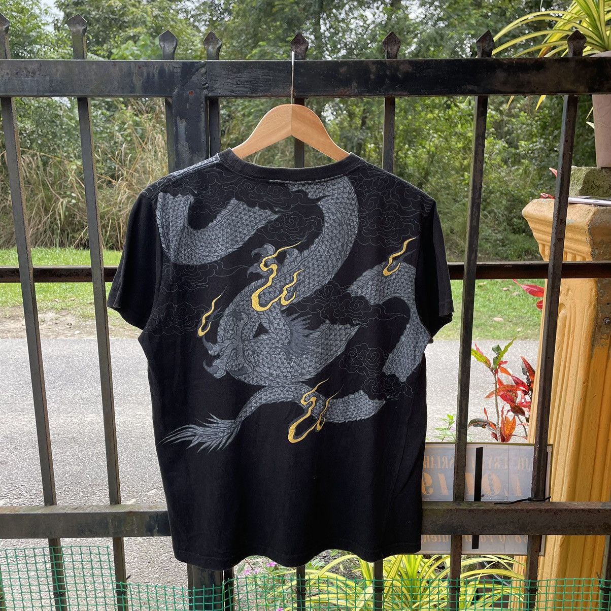 Japanese Brand × Vintage 🔥🇯🇵Bullet Noise Big Motive Dragon Sukajan Styles Tee Size US M / EU 48-50 / 2 - 2 Thumbnail