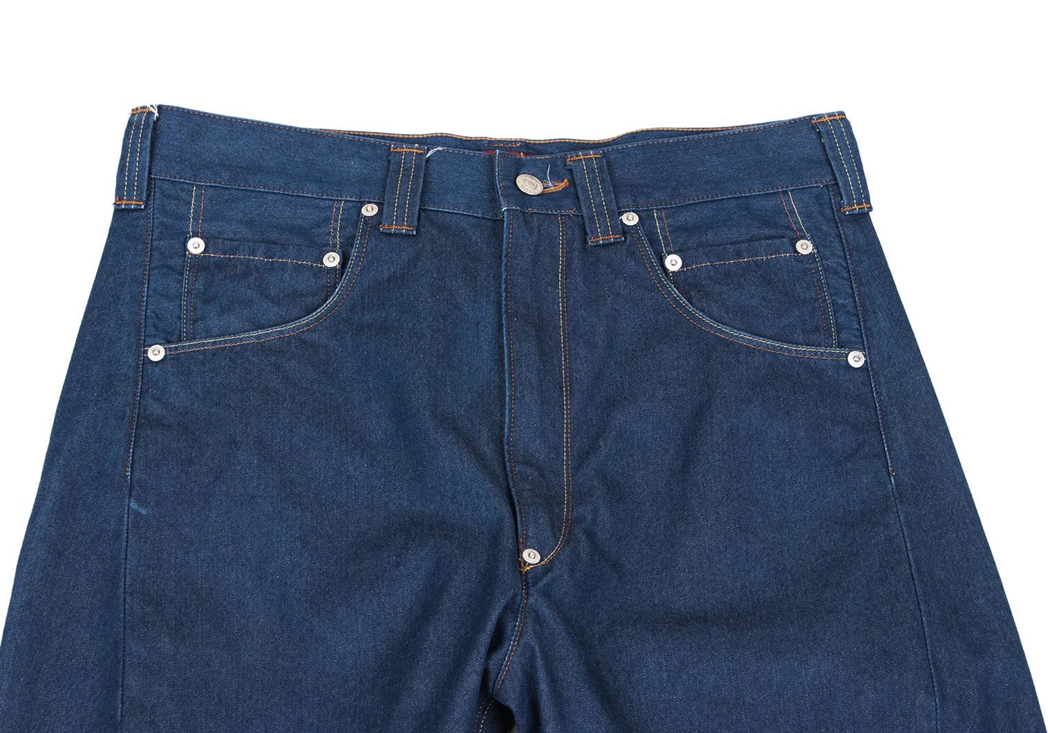 Junya Watanabe Camouflage Pocket Design Curved Denim Pants in Indigo S Size US 30 / EU 46 - 2 Thumbnail