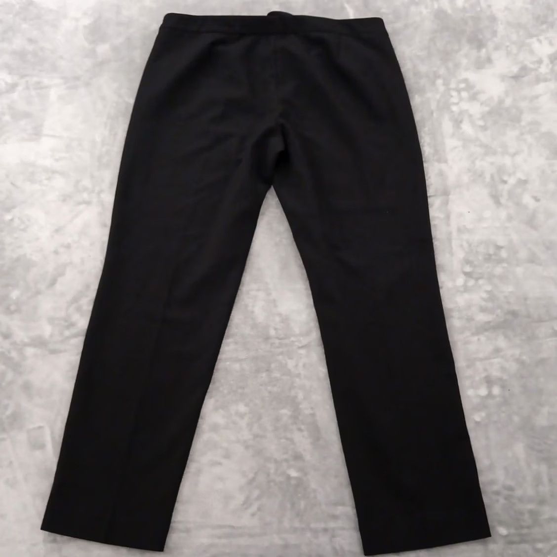 Kasper Kasper Dress Pants Womens Size 14 Black Pockets 38x29 Mid Rise Regular Inseam 29 in Straight Pants Women Size 36" / US 14 / IT 50 - 7 Thumbnail