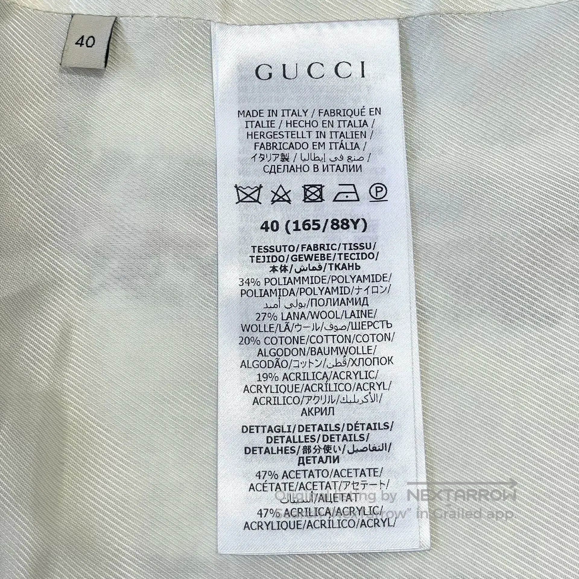 Gucci Gucci Plaid Tweed Coat with Gold Buckle. Size US M / EU 48-50 / 2 - 4 Thumbnail