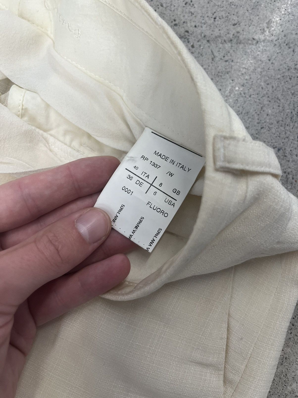Rick Owens Rick Owens Mainline Women’s Linen Pants Size US 30 / EU 46 - 8 Thumbnail