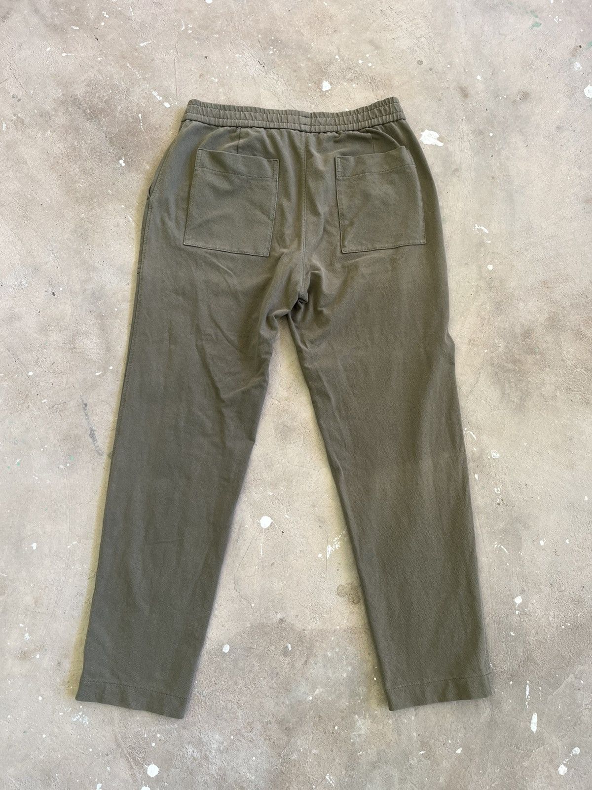 Uniqlo Uniqlo Olive Relaxed Drawstring Pants Size US 32 / EU 48 - 6 Thumbnail