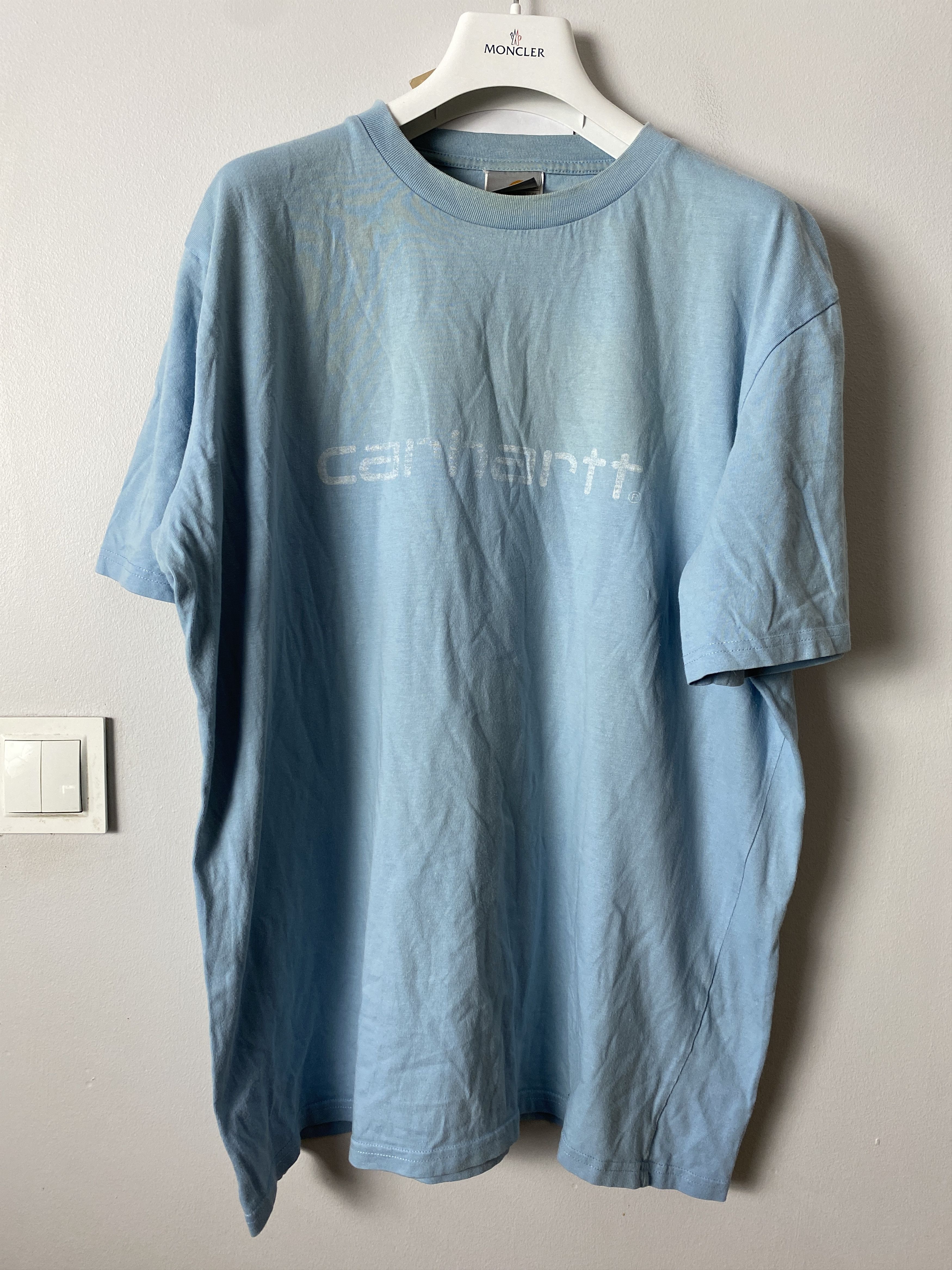 Carhartt Carhartt big logo t-shirt tee printed skate rap hip hop Size US XL / EU 56 / 4 - 1 Thumbnail
